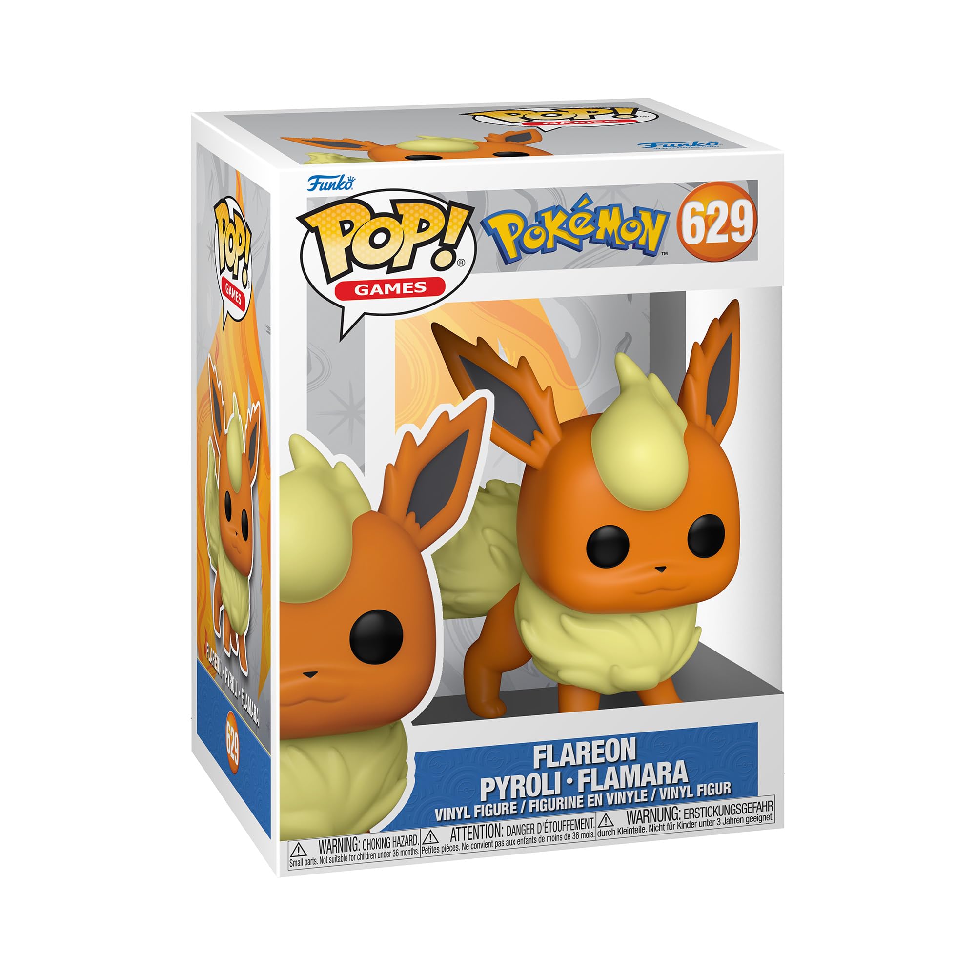 Funko POP Games: Flareon Vinyl Figure | Pokemon Collection | 3.75 Inches Tall