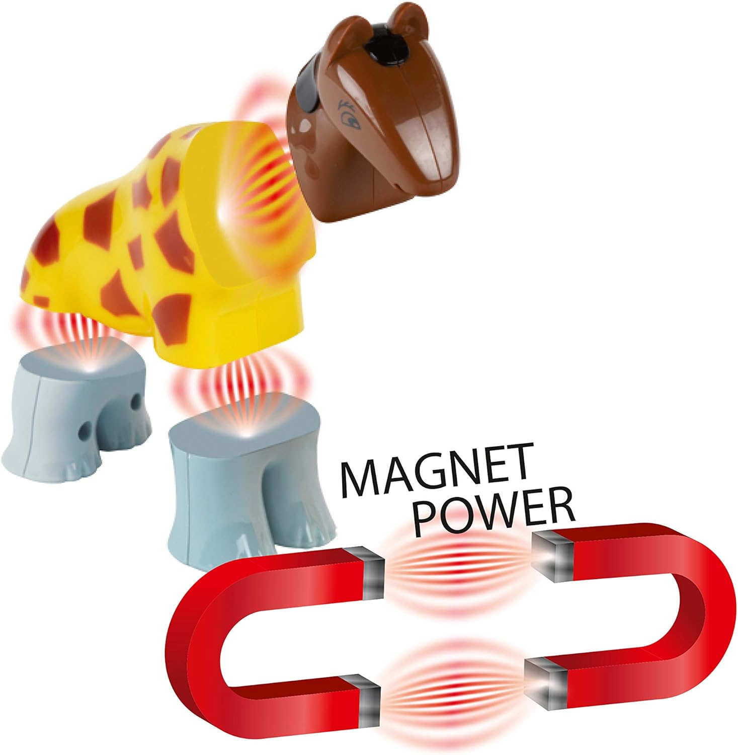 Theo Klein 71 Funny Puzzle Magnetic Animals - Educational Toy for Toddlers 1 Year and Up 3