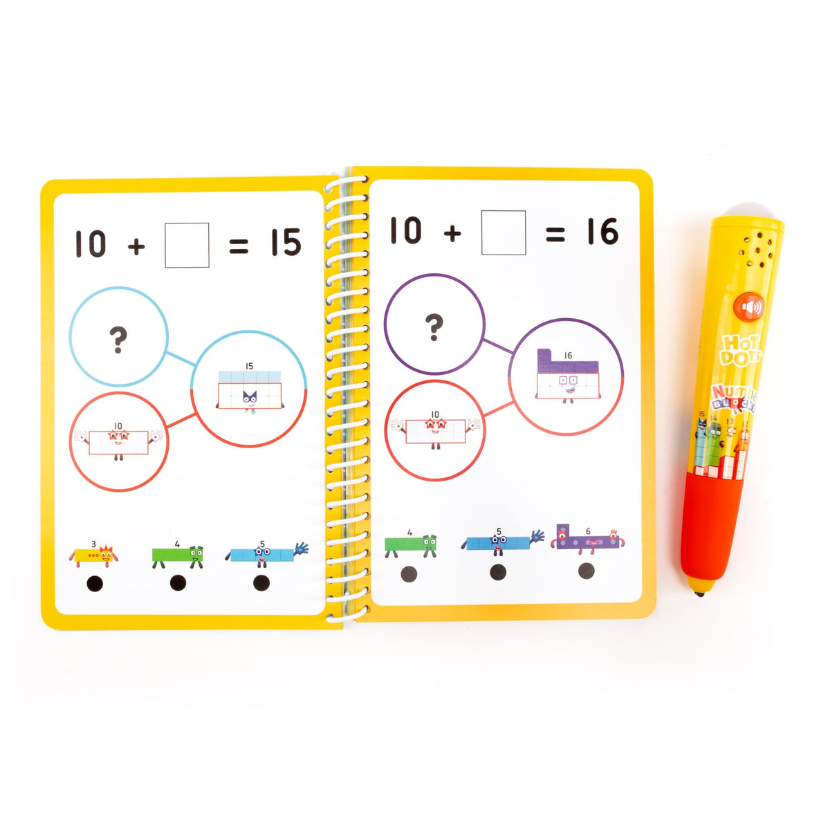 Numberblocks Hot Dots 11–20 Activity Book & Interactive Pen - 60+ Activities, Ages 5–9