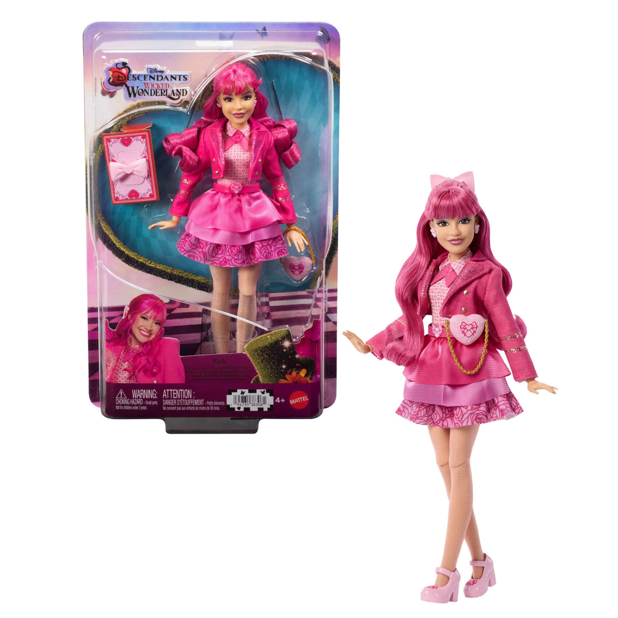 Mattel Disney Descendants: Wicked Wonderland Pink Doll - Ages 4+ 1
