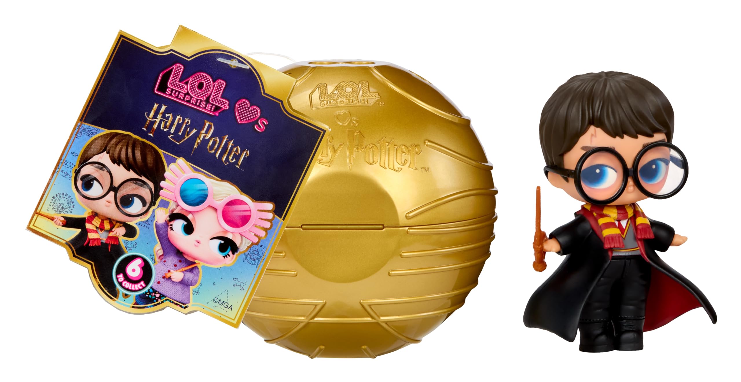 L.O.L. Surprise! Loves Harry Potter Collectable Tot Doll - Golden Snitch Ball | Ages 4+