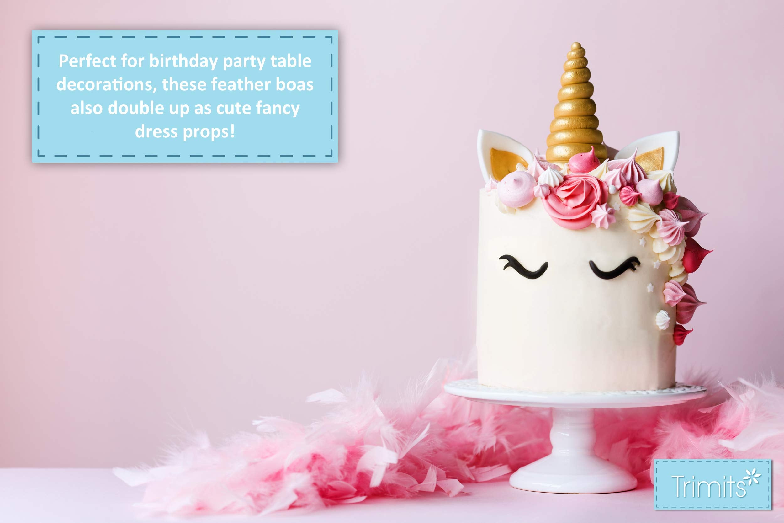 Trimits Marabou Feather Boa 1.8m - Pink Costume Accessory for Fancy Dress, Festivals & Decor 11