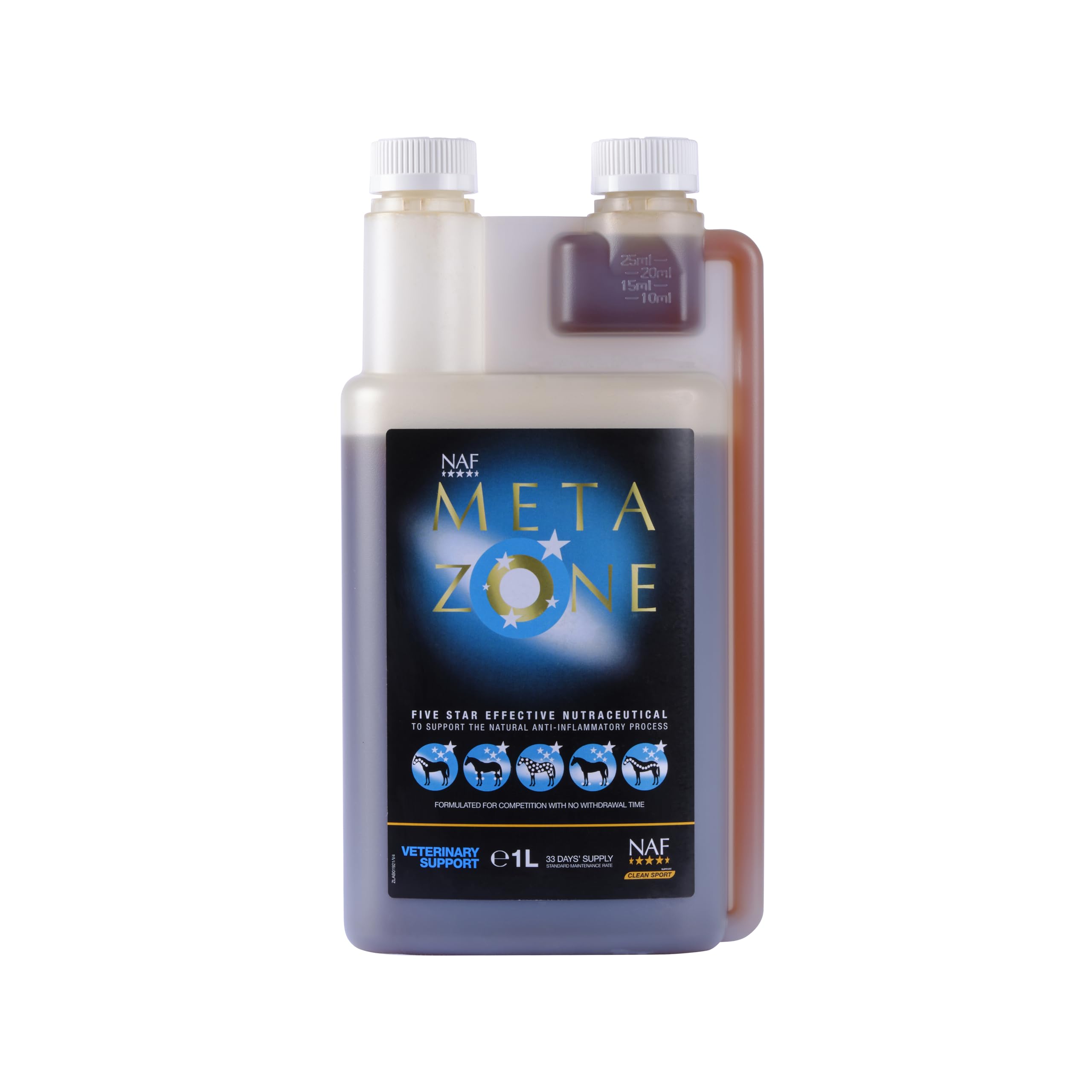 NAF Five Star Metazone Liquid - Natural Anti-Inflammatory Support | 1L | Equine Health 1