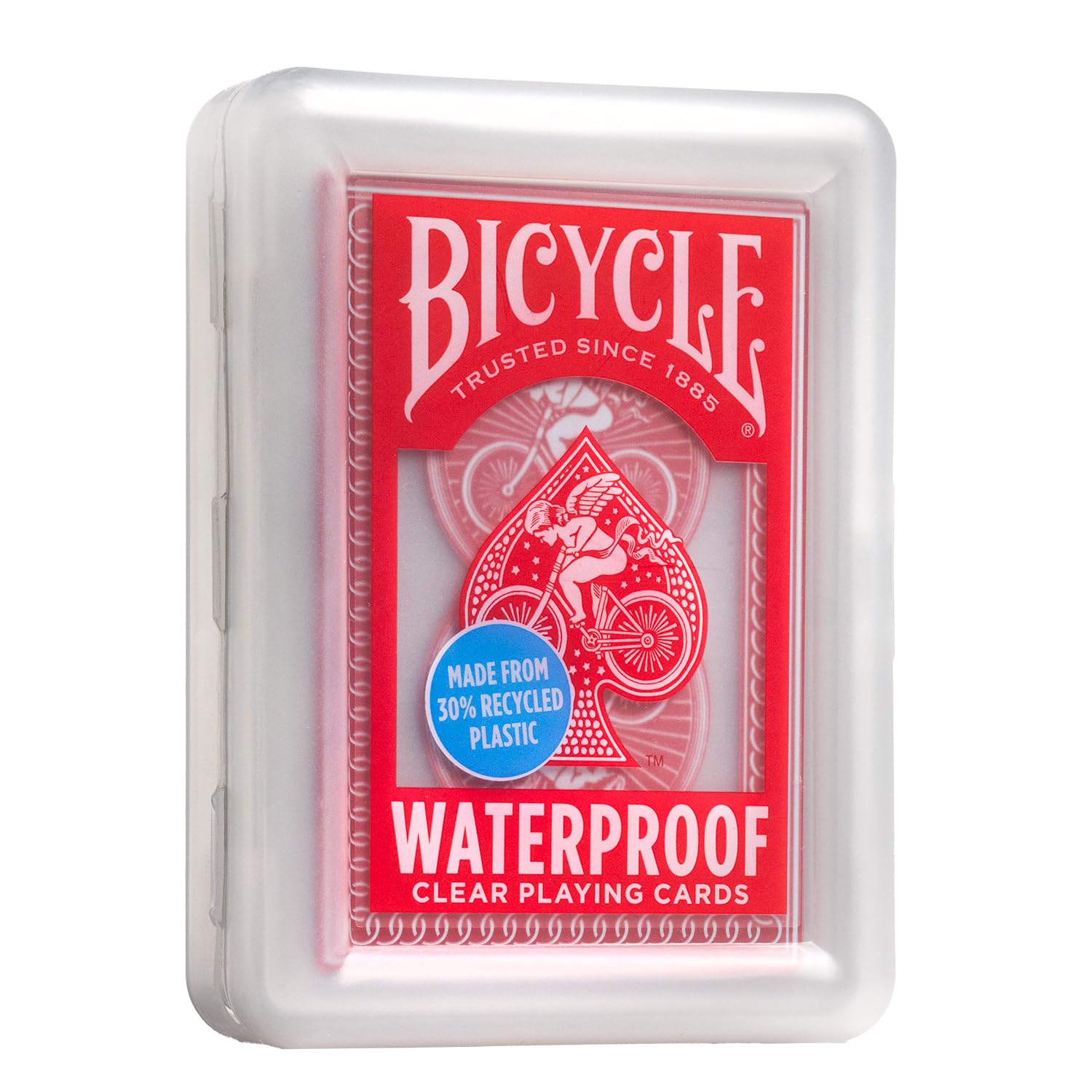 Bicycle Waterproof Playing Cards - 100% Waterproof, Plastic, Red 1