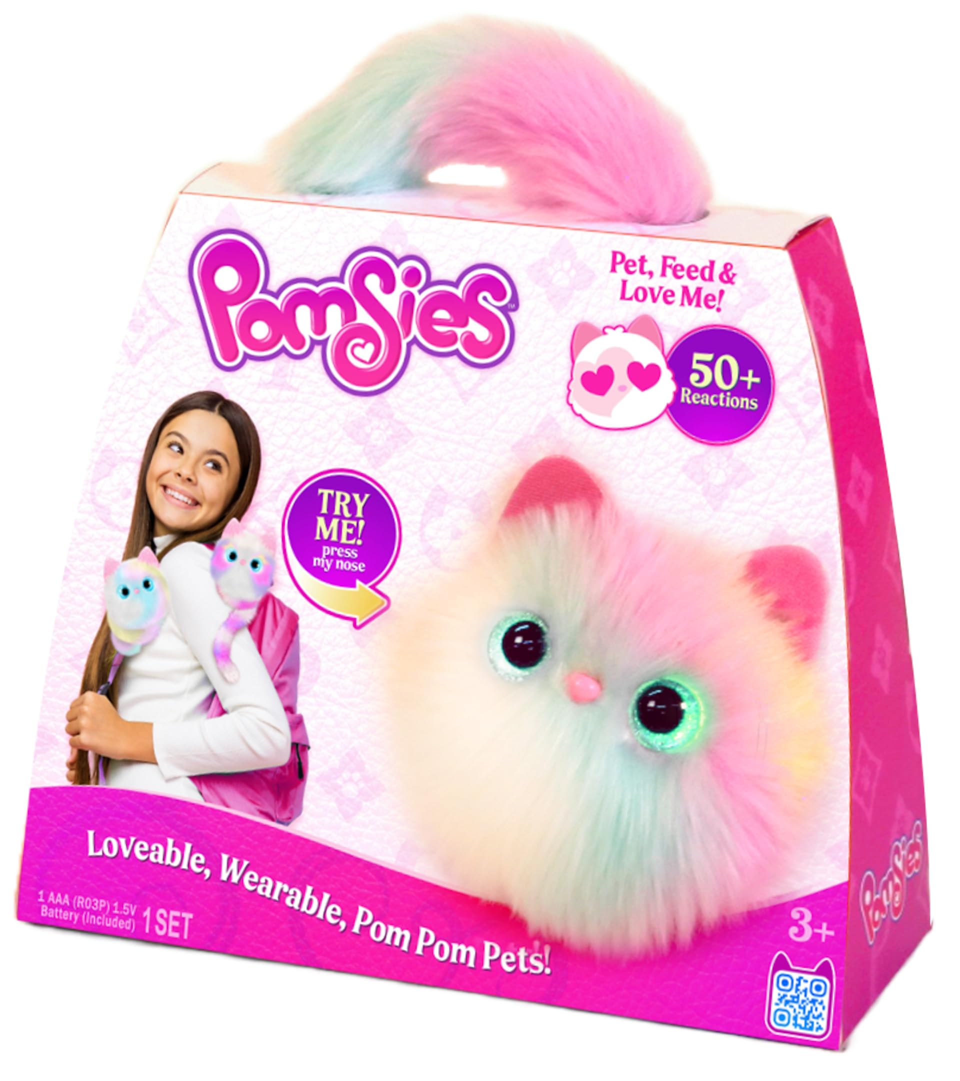 Pomsies Skye Interactive Plush Toy - Light-Up Eyes, Dance & Pet Modes 5