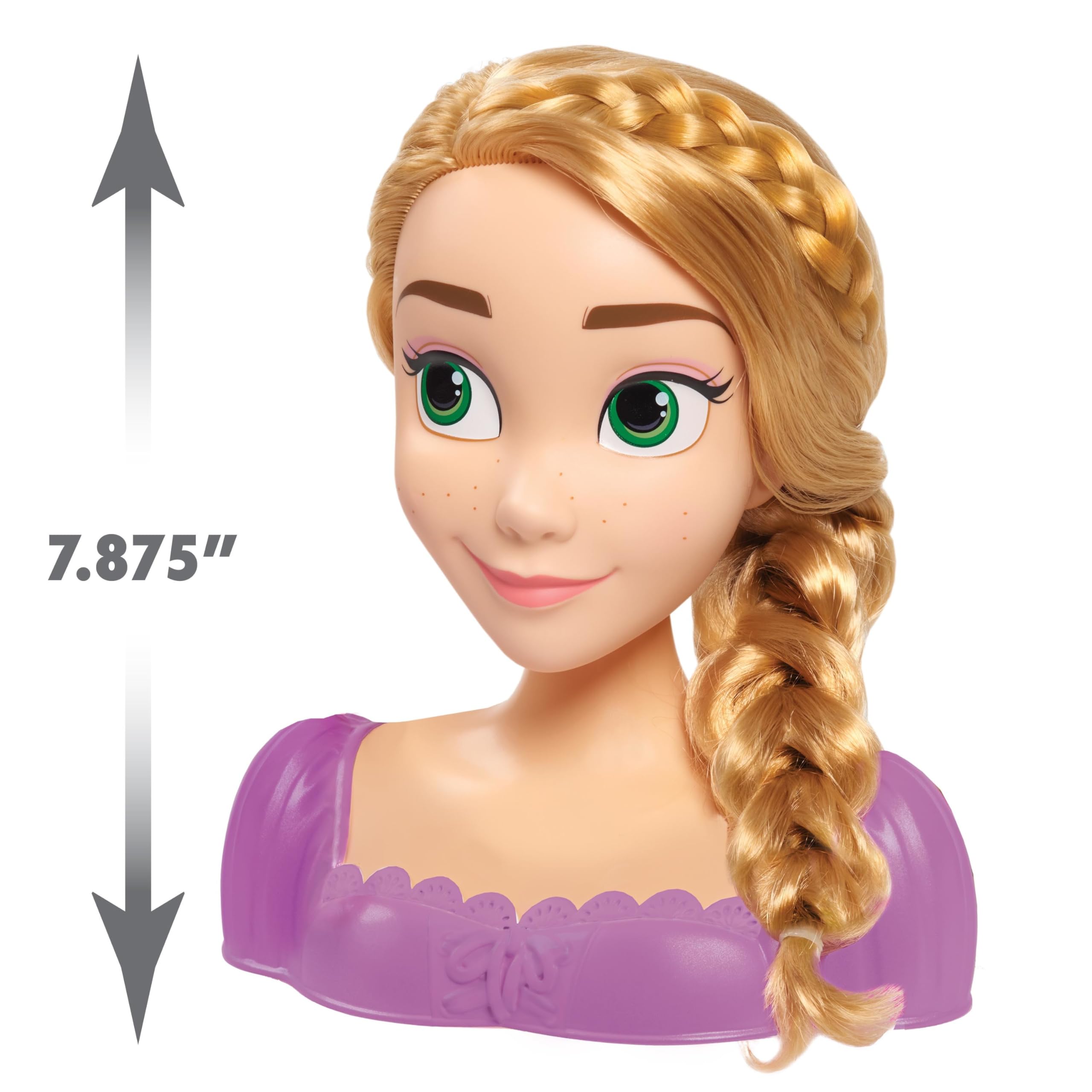 Just Play Disney Princess Rapunzel Styling Head - 7 Pieces, 8-Inch, Ages 3+ 6