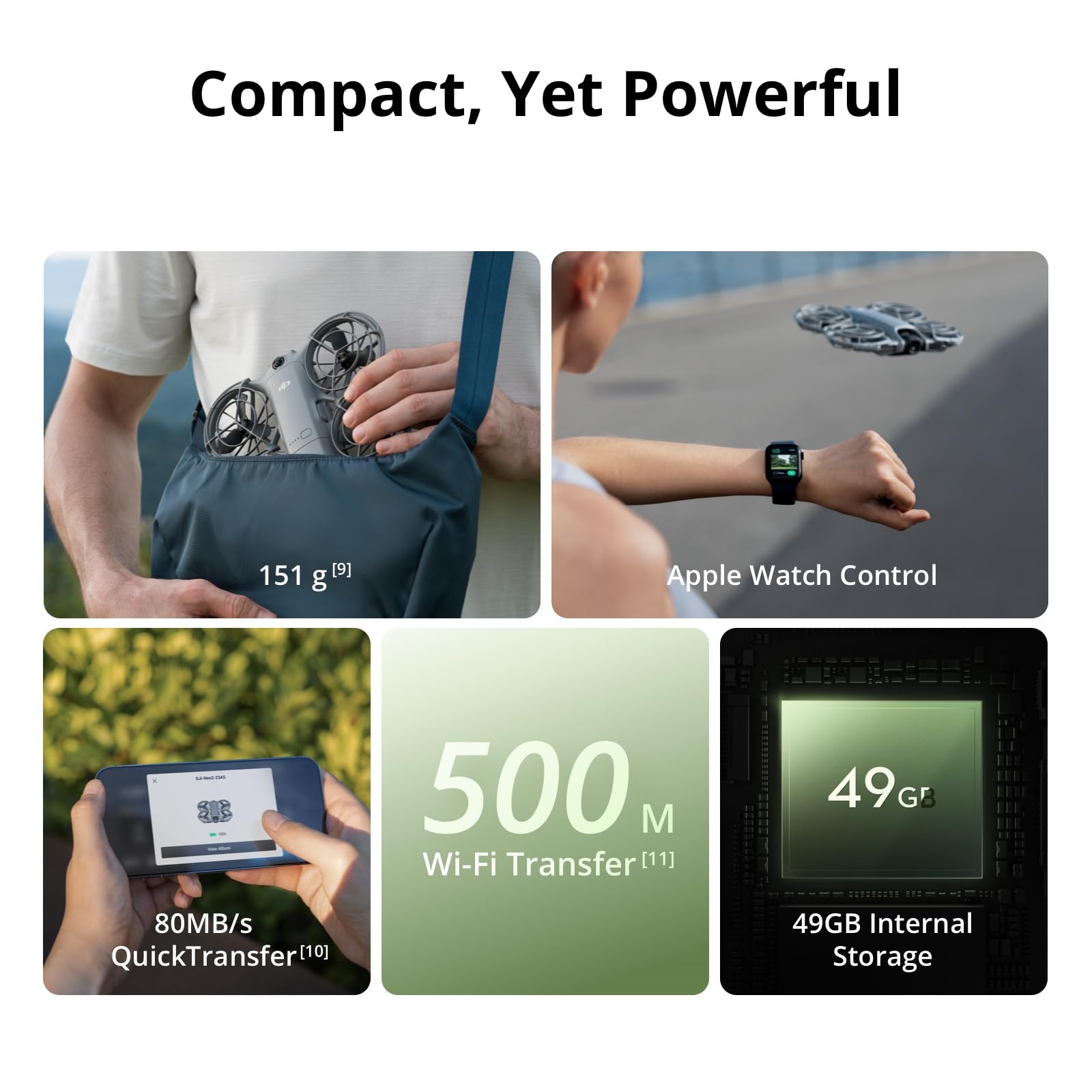 DJI Neo 2 Fly More Combo Drone with Camera, 4K Video, Palm Takeoff | 151g 7