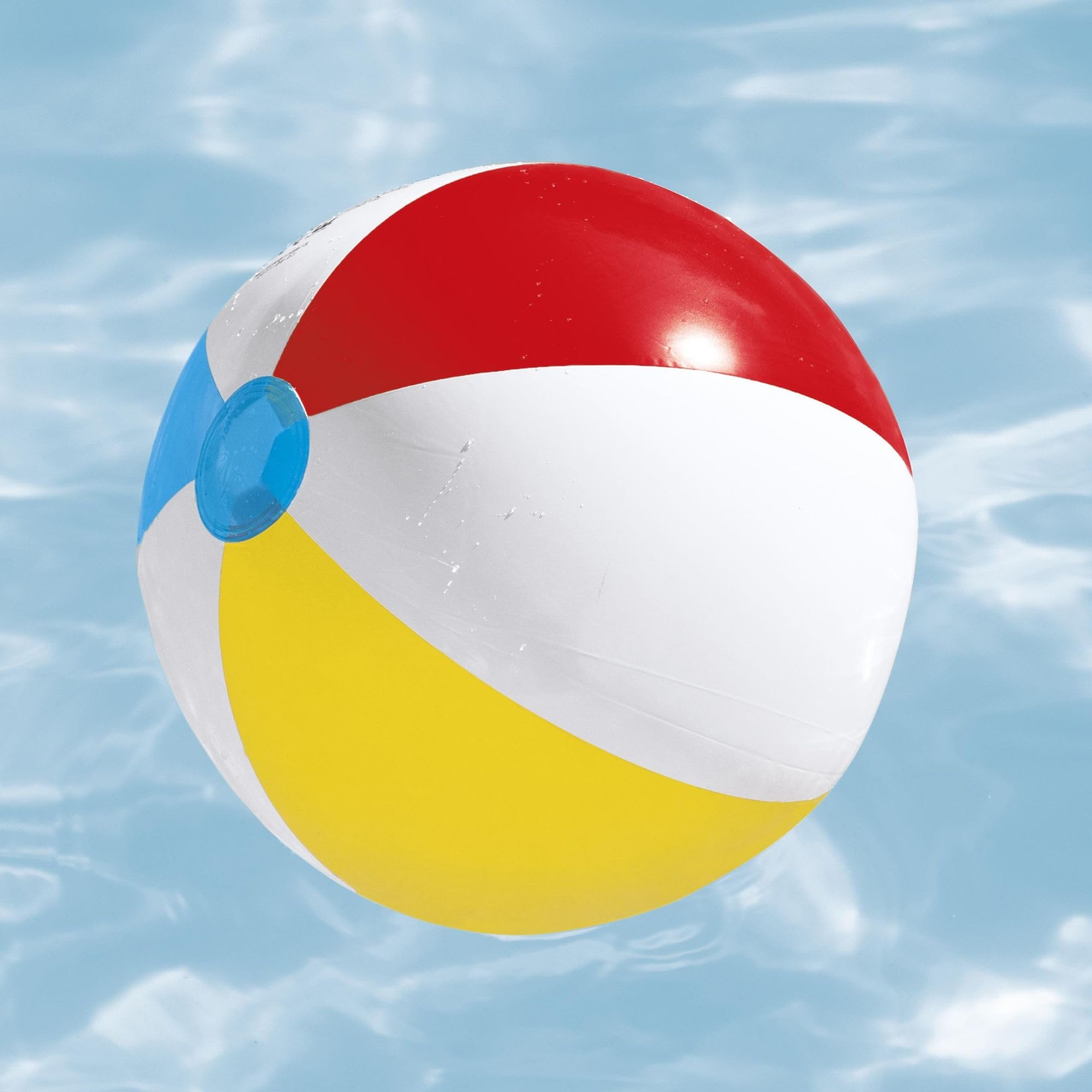 Bestway Panel Beach Ball - 61cm Diameter | Rubber Material | White Color 3