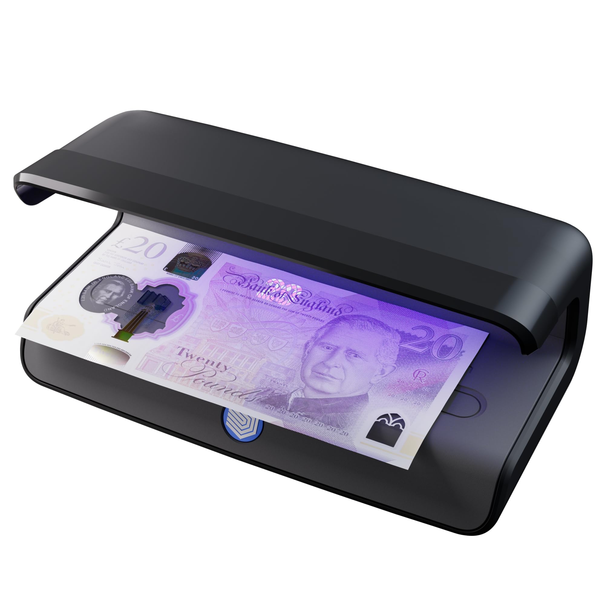 Safescan 55 LED Counterfeit Detector with Ultra-Bright UV Light | Global Currency Support | USB-C 1