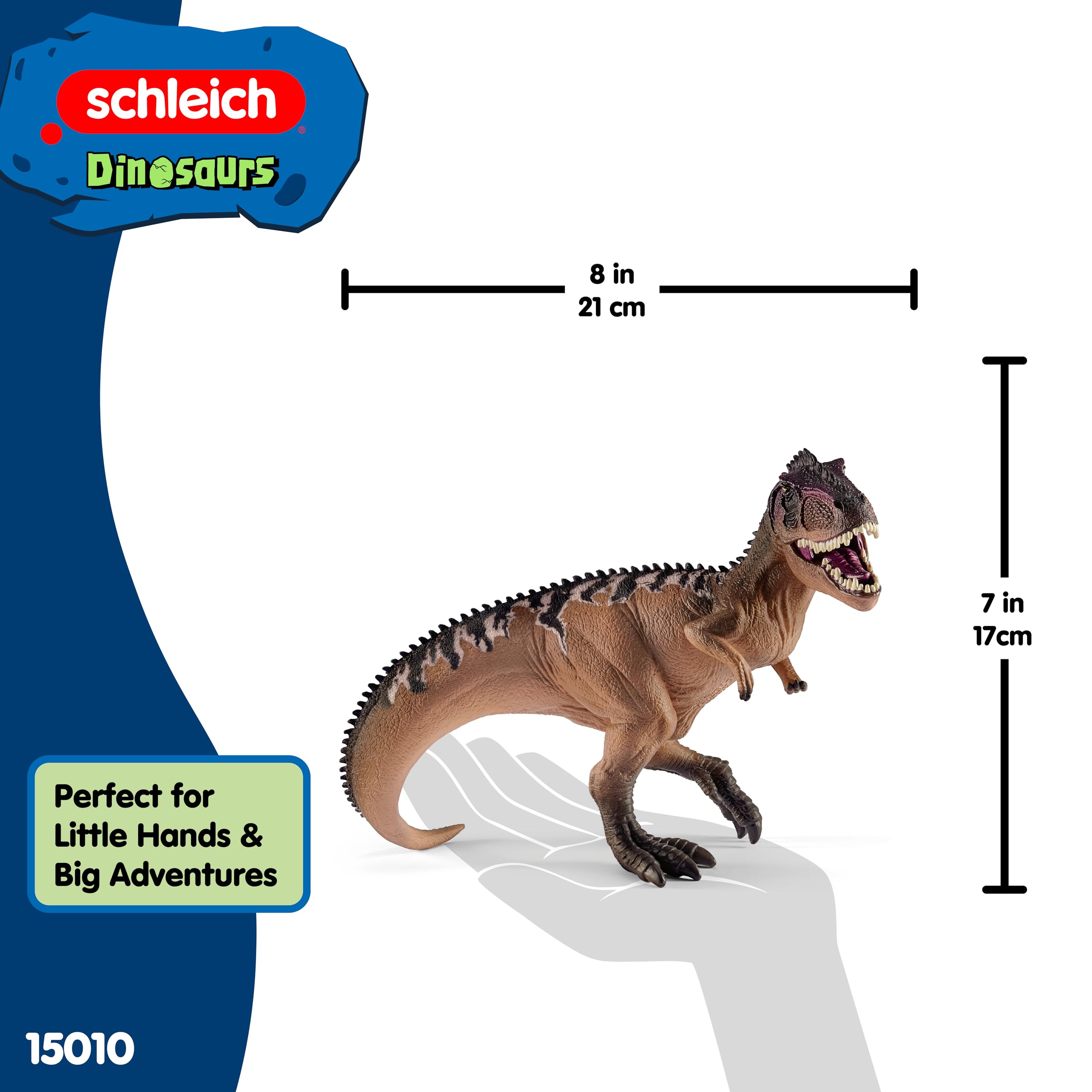 Schleich Dinosaurs - Giganotosaurus Play Figure 15010 | Movable Jaw | Ages 3+ 5