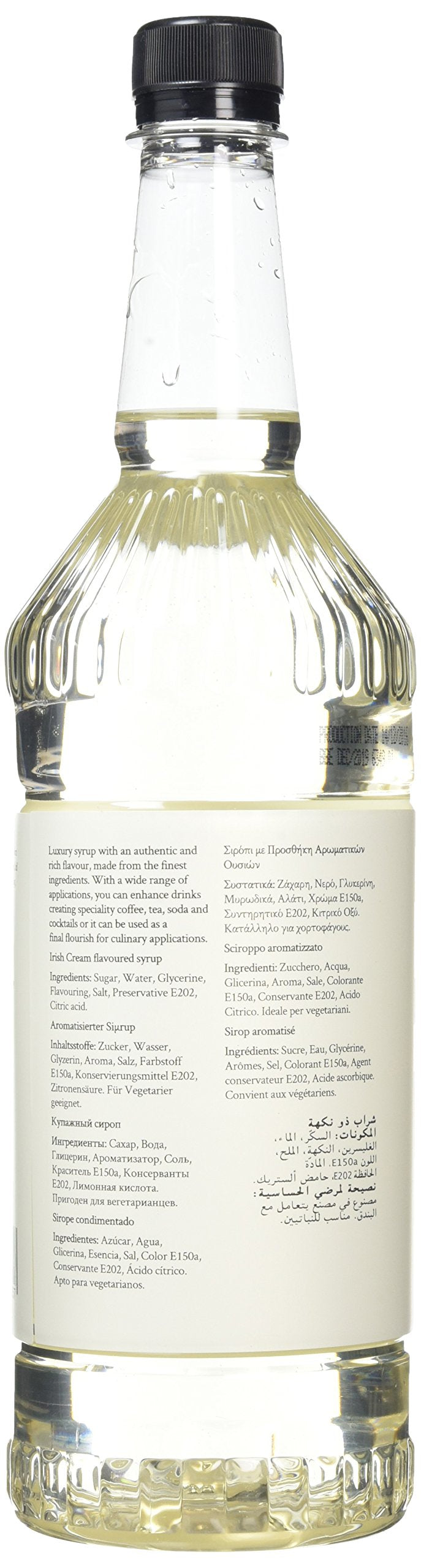 Simply Irish Cream Syrup - Vegan, Nut Free, Alcohol-Free Flavoured Syrup for Coffee, Hot Chocolate & Baking 6