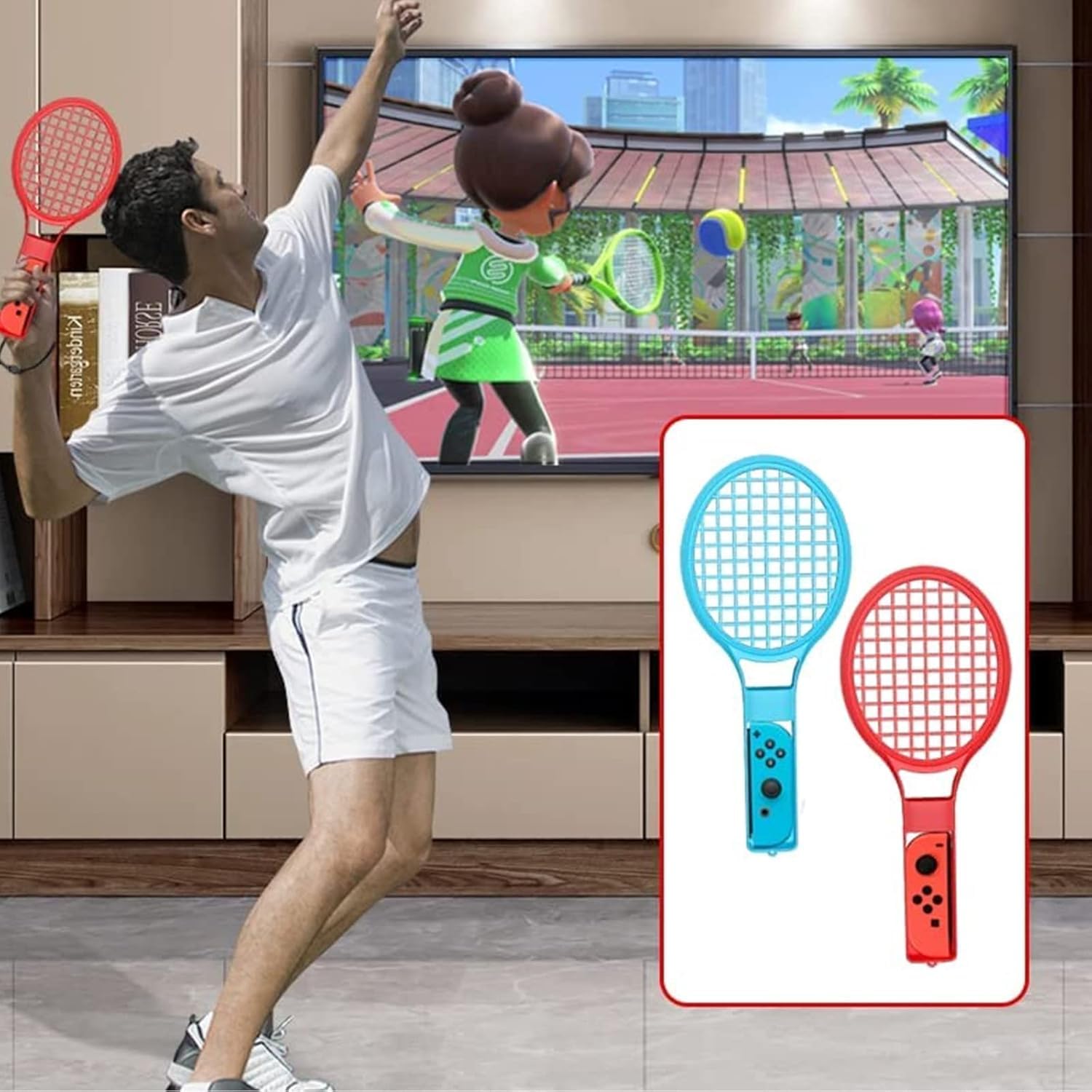 HLRAO 10 in 1 Nintendo Switch Sports Accessories Bundle for Switch & OLED Model 12