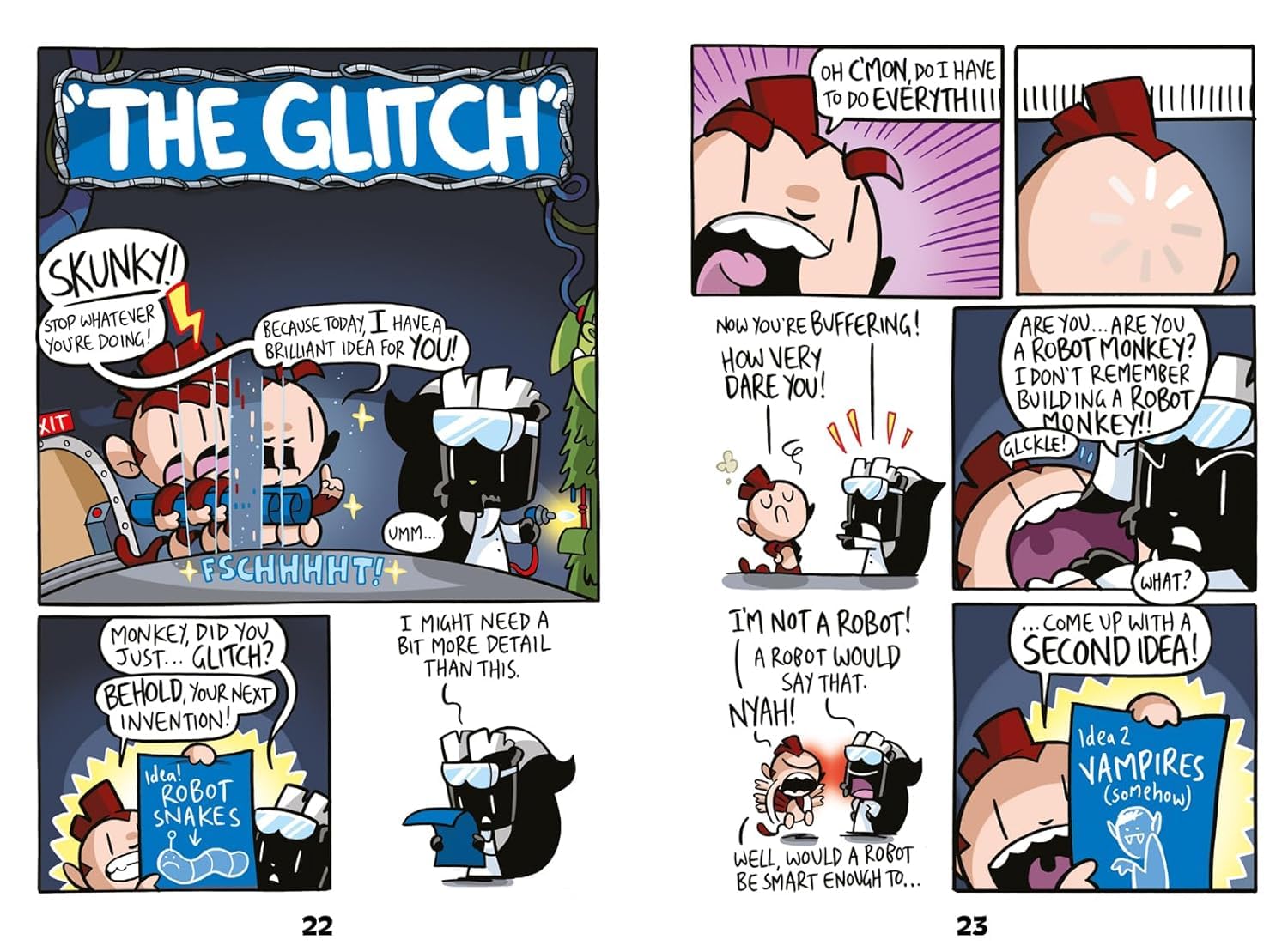 Bunny vs Monkey: The Great Big Glitch by Jamie Smart | Paperback Comic Novel