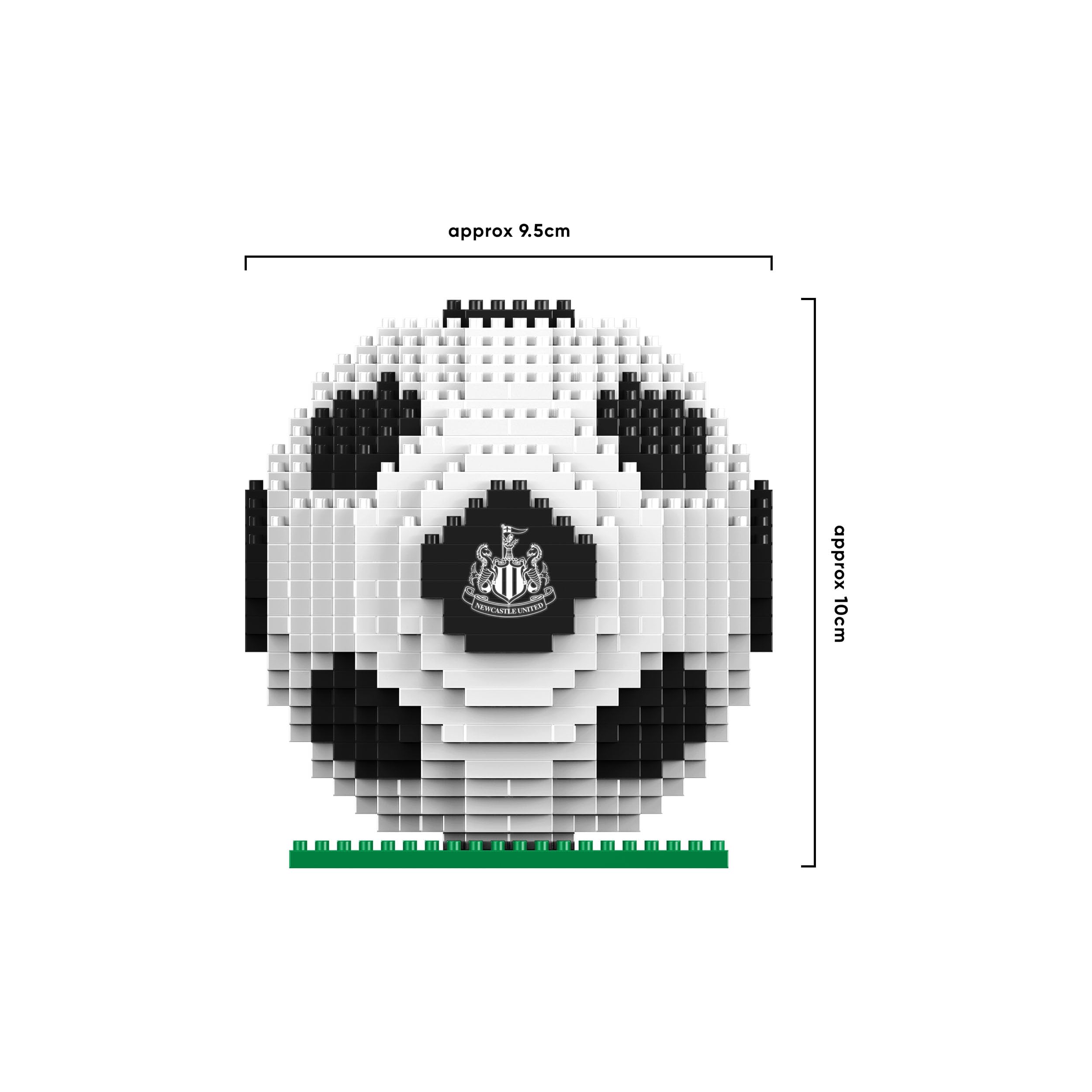 FOCO Newcastle United FC BRXLZ Football 3D Puzzle | ~687 Pieces | Ages 12+ 4