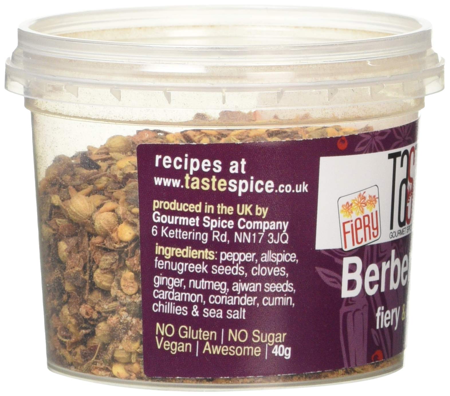 Gourmet Spice Company Hot Berbere Meat Seasoning Powder - Fiery Chilli Blend, 40g 2