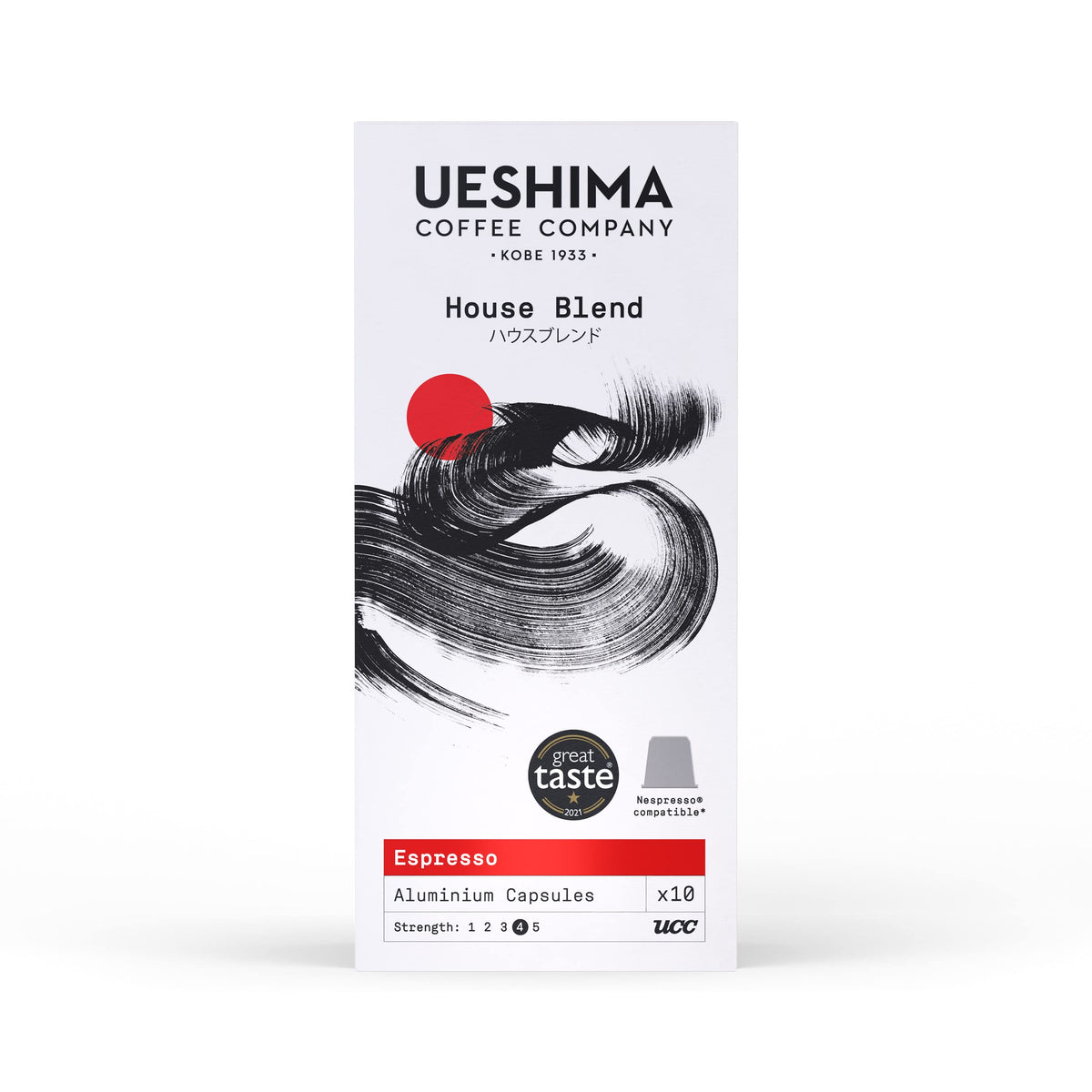 Ueshima Coffee Company House Blend Coffee Capsules - 12 Packs of 10
