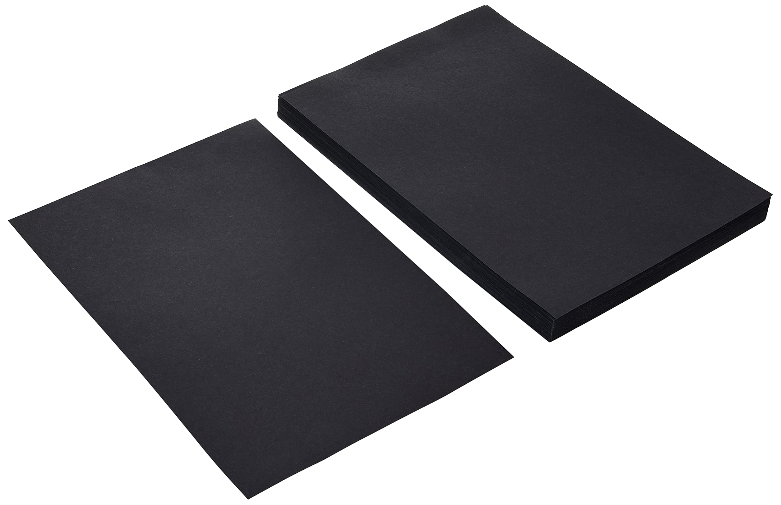House of Card & Paper A4 Black Card 160gsm - Pack of 100 Sheets | Ideal for Crafts
