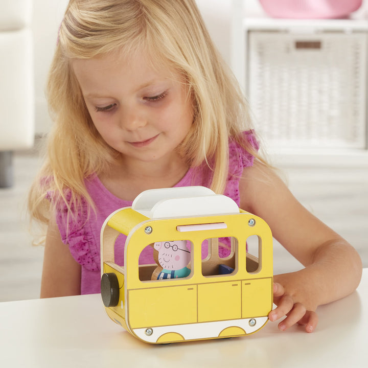 Camping-car en bois Peppa Pig
