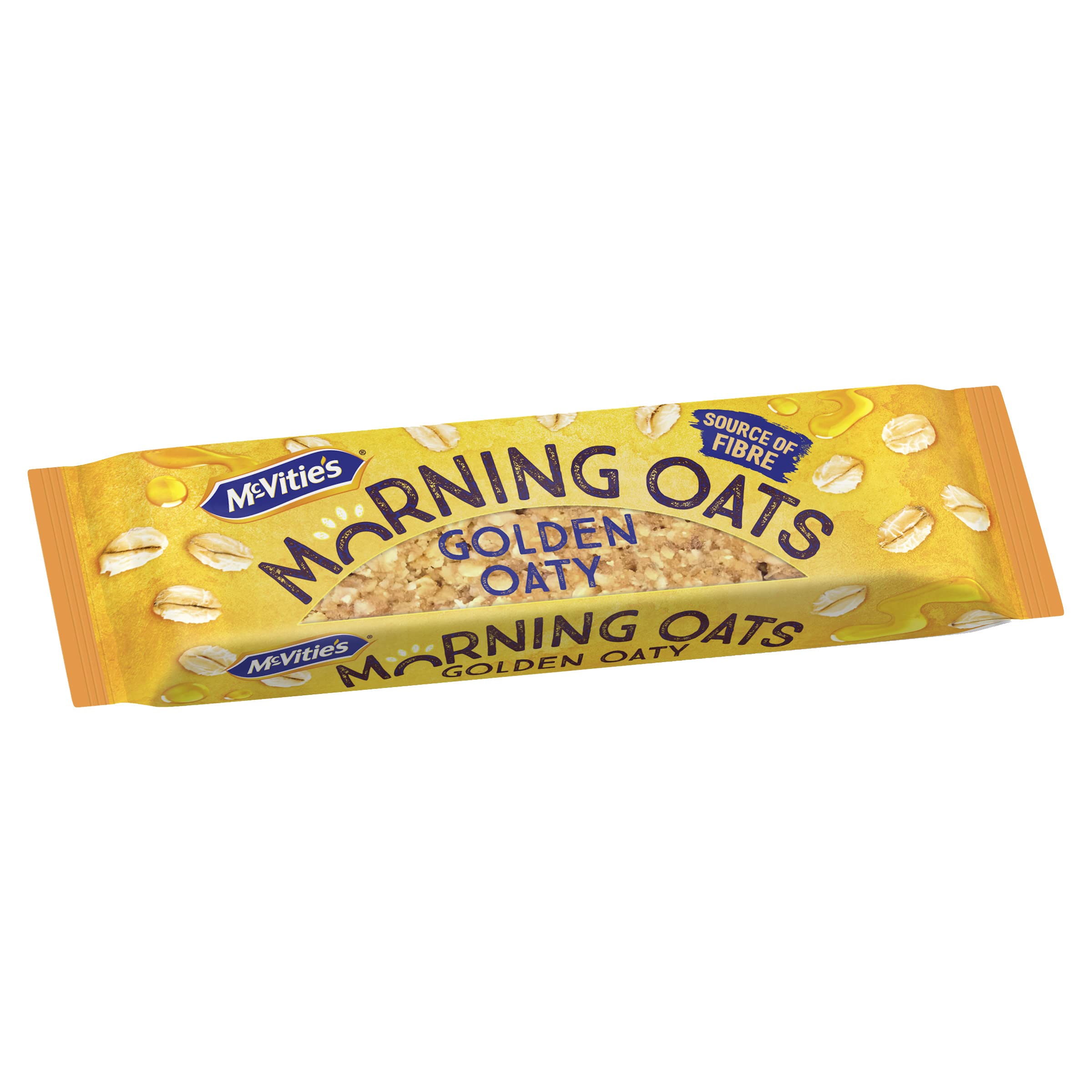 McVitie's Morning Oats Golden Oaty Flapjack - 12 Bars | 74g Each | High Fiber 4