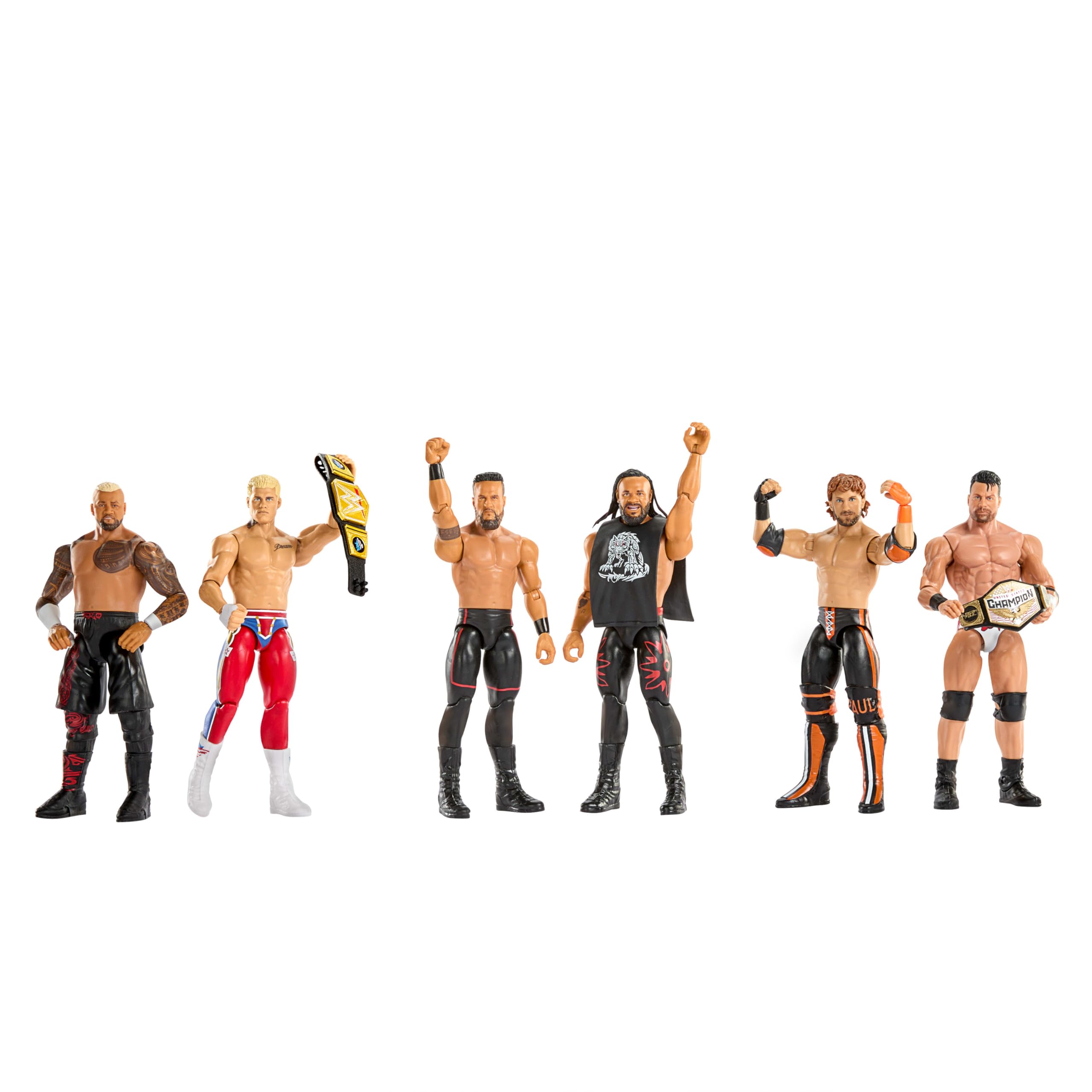 Mattel WWE Main Event Showdown 2-Pack Action Figures - LA Knight vs Logan Paul | 6-Inch Figures | Ages 6+ 5