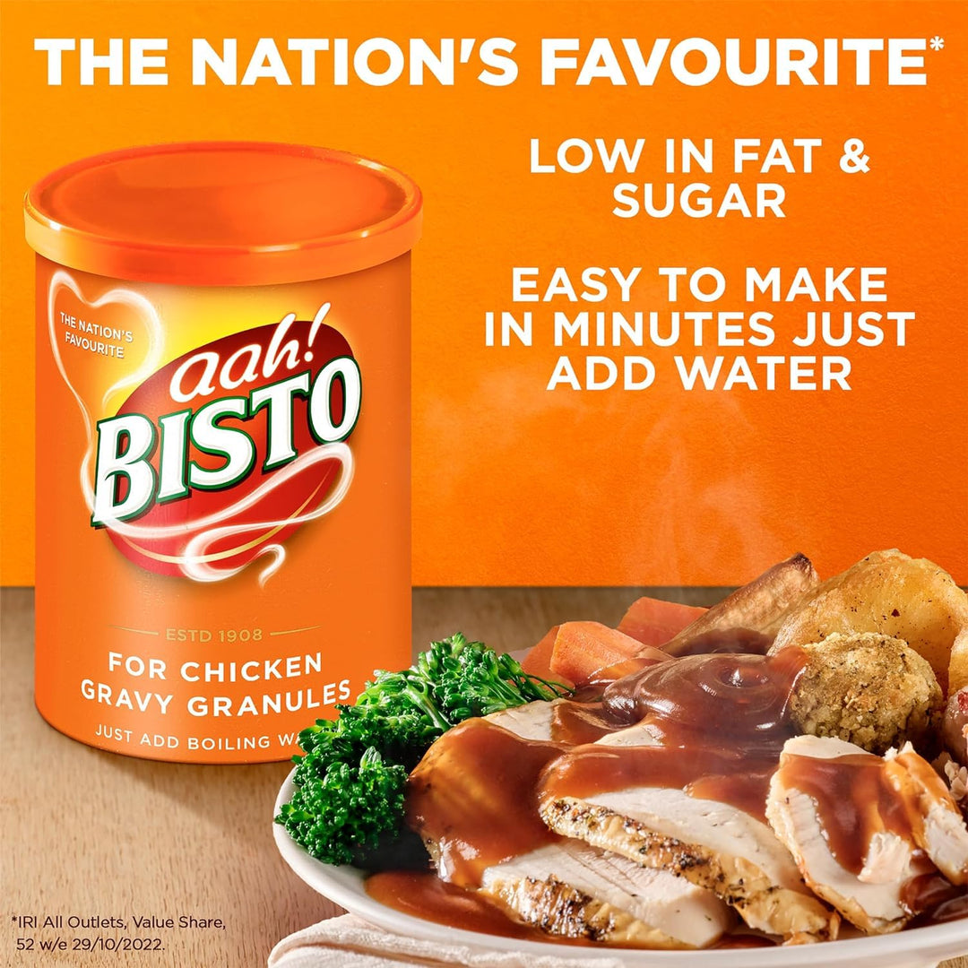 Bisto - Flavoursome & Delicious Chicken Gravy Granules 190g