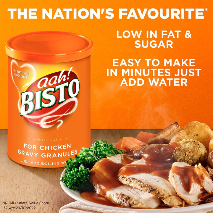 Bisto - Flavoursome & Delicious Chicken Gravy Granules 190g