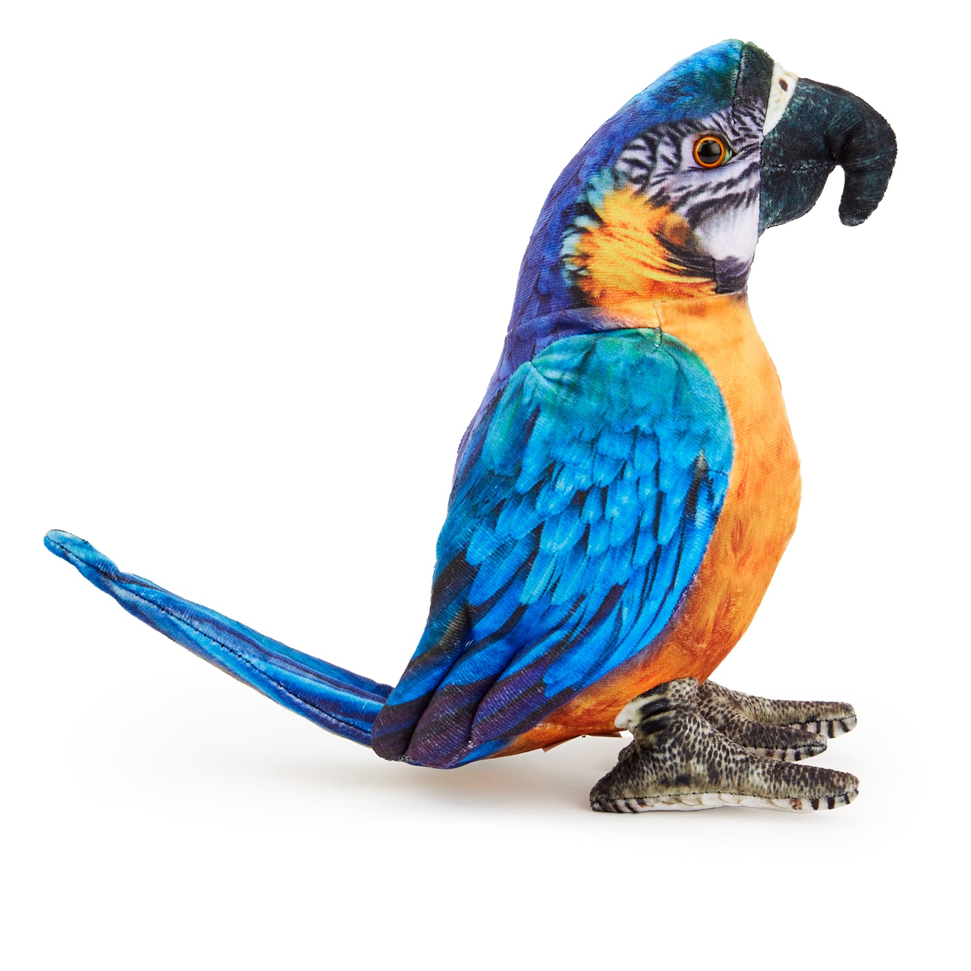 Zappi Co Maya the Macaw Parrot Plush Toy - 28cm Long | Washable | CE/UKCA Tested 3