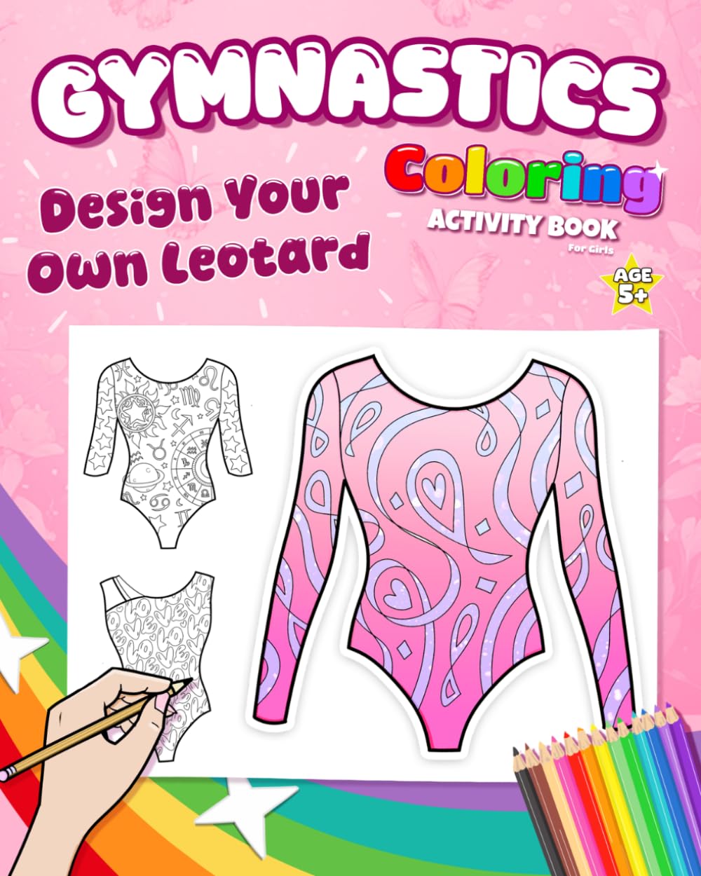 Shoot X Score Gymnastics Colouring Book for Girls 5+ | Design Your Own Leotard | Paperback 1