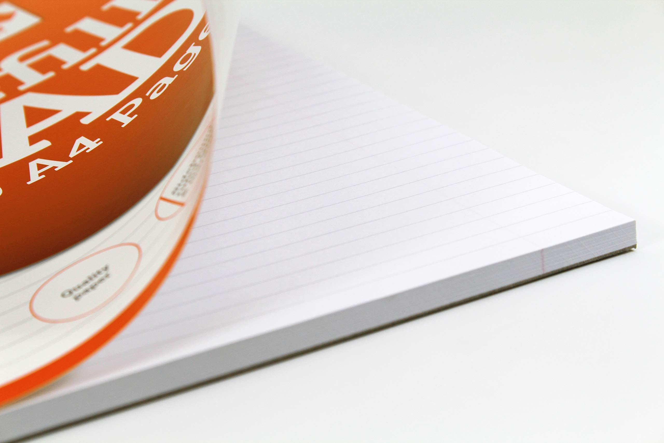 Silvine 160 Page A4 Refill Pad, Side Bound and Punched 4 Holes. Ruled 8mm Feint with Margin. Ref A4SRPFM, Single, White 5
