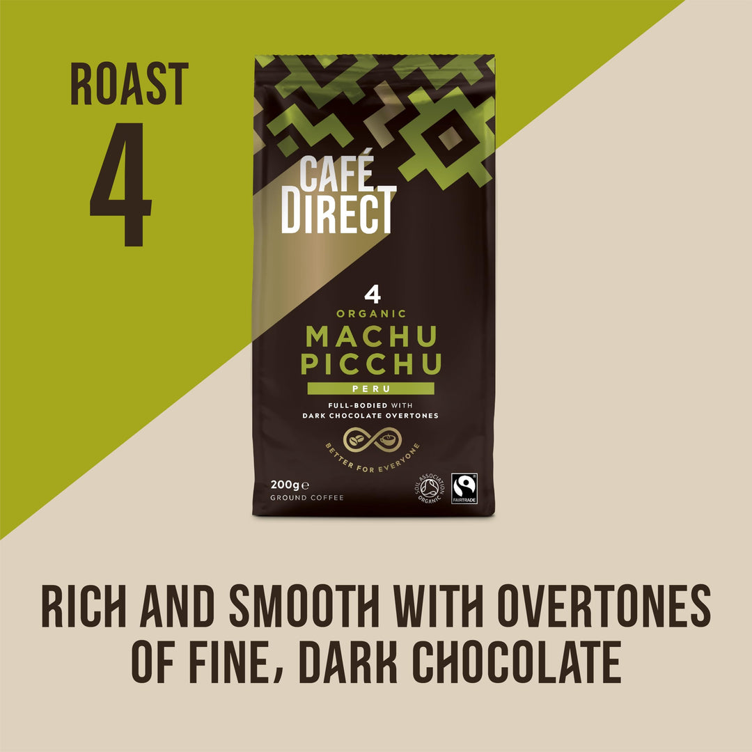 Cafedirect Machu Picchu Organic Ground Coffee, 227g