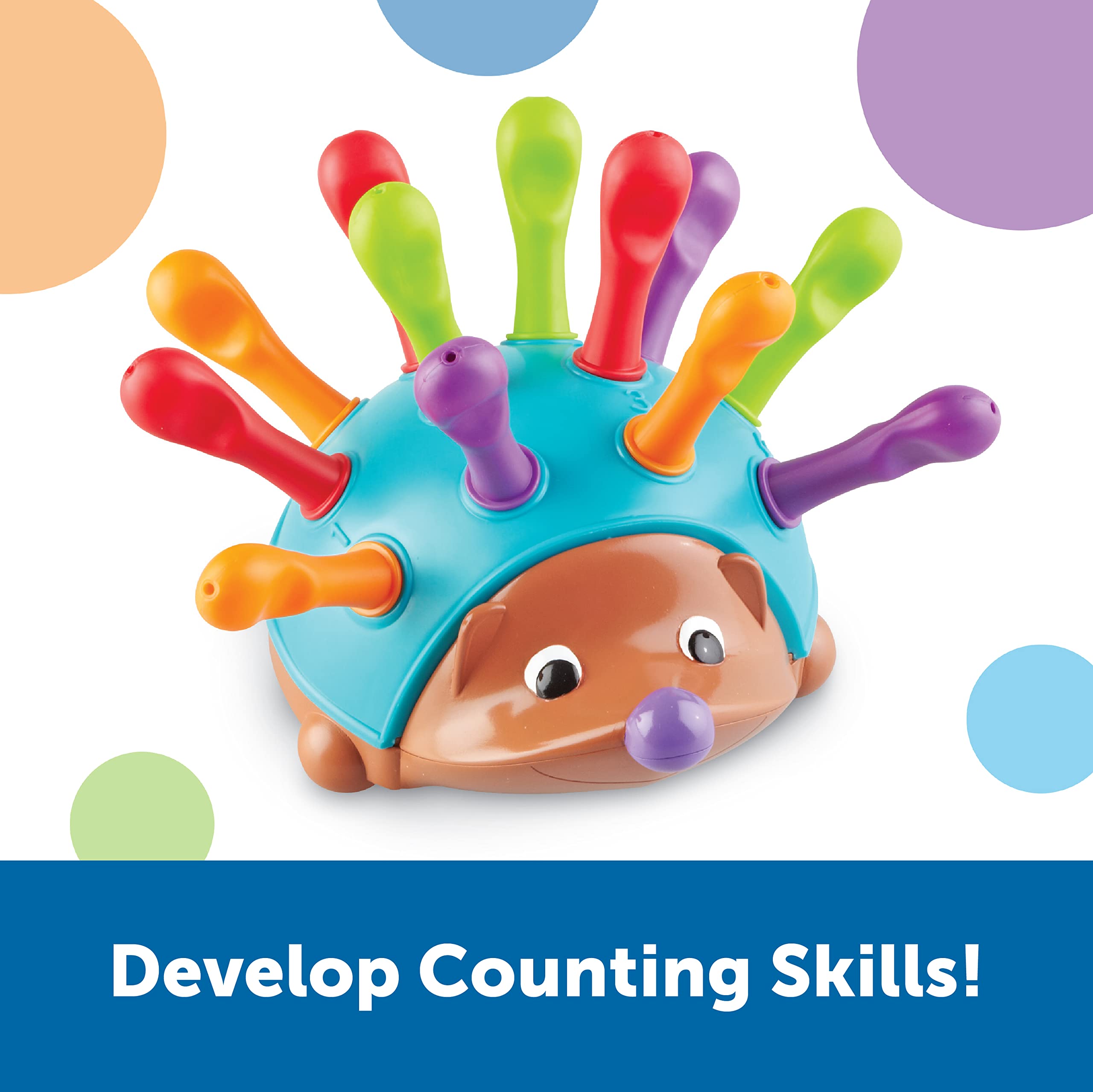 Learning Resources Spike the Fine Motor Hedgehog - Educational Peg Play Toy for Toddlers 18m+ 2