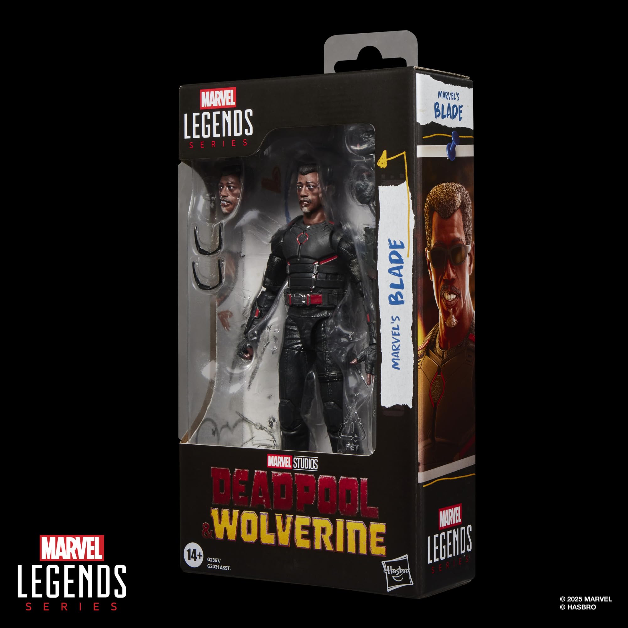 Marvel Legends Marvel's Blade Action Figure - 6-Inch Scale, 7 Accessories, Ages 14+ 9