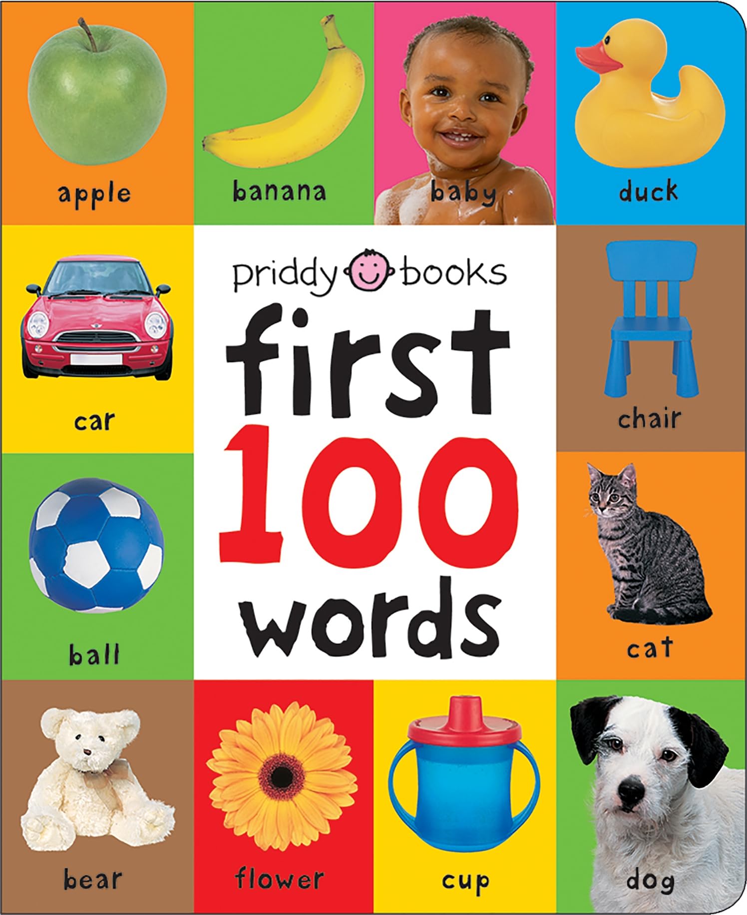 Priddy Books US First 100 Words (UK Edition) Soft to Touch Board Book | English Language 1