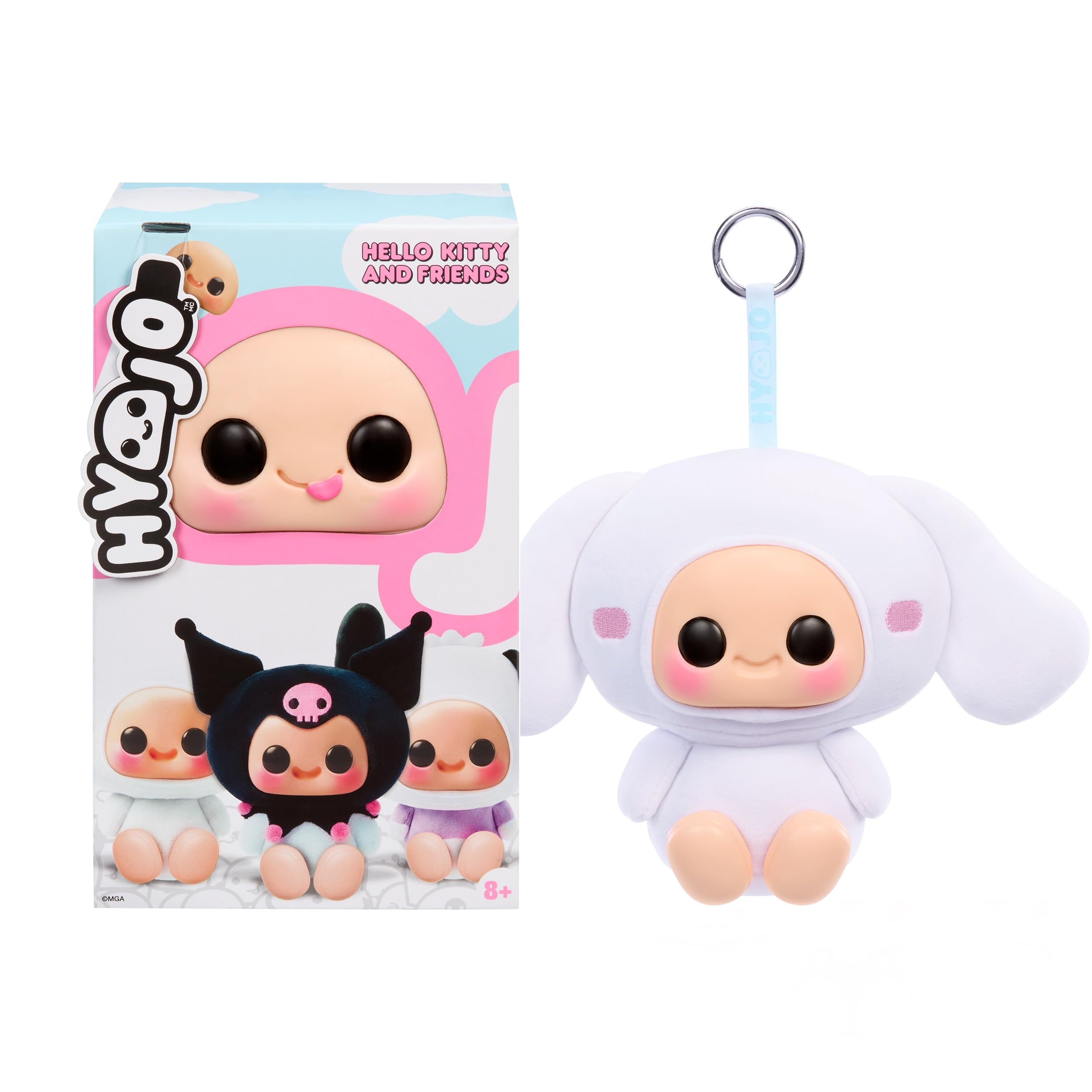 Hyojo Hello Kitty and Friends Series Squishy Toy - Kuromi, Cinnamoroll & Pochacco Collectible | Plush Material | Ages 8+ 1