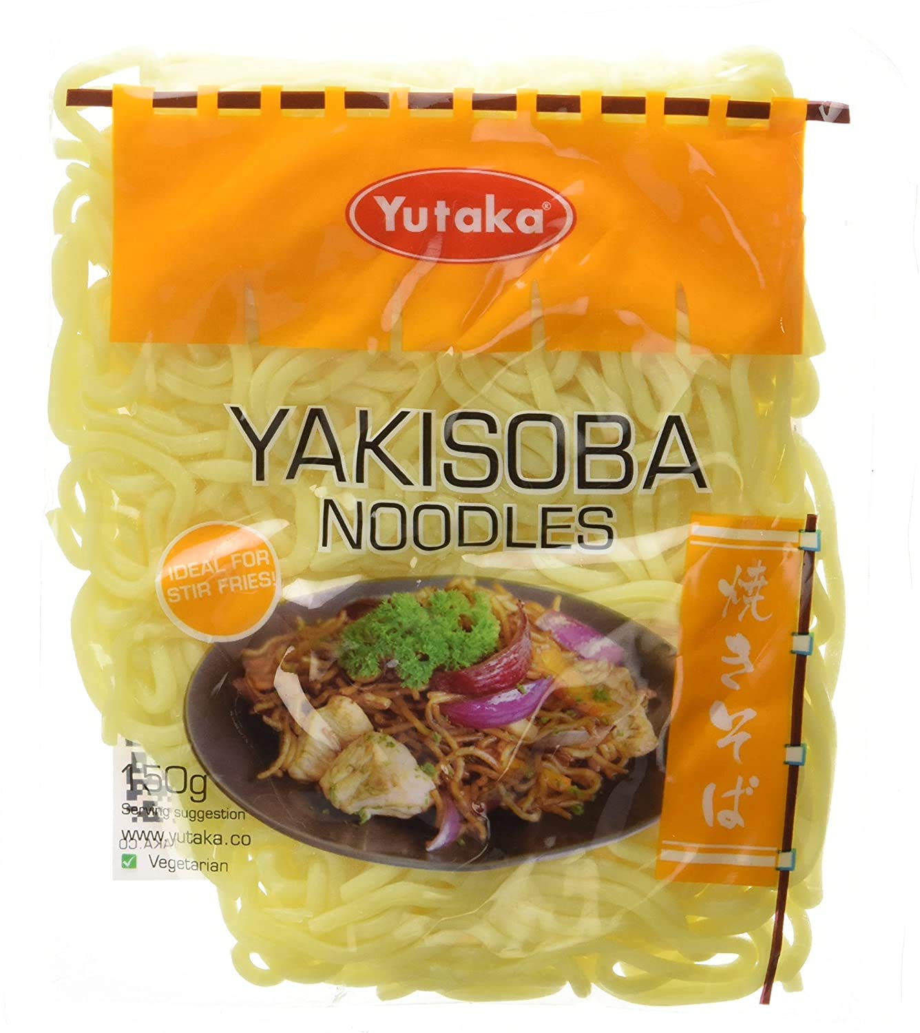 Yutaka Soft Yakisoba Noodles - Pre-Cooked Japanese Stir-Fry Noodles | 150g 1