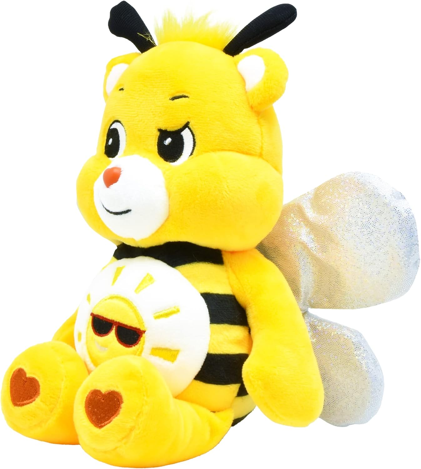 Care Bears Bumble Bee Funshine Bear - 9 Inch Plush with Crinkly Wings, Ages 4+ 4