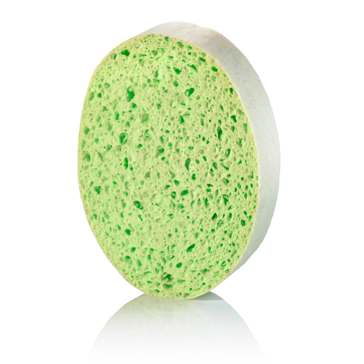Calypso Relax Cotton and Linen Loofah Sponge - Green, 12 x 3 x 23 cm