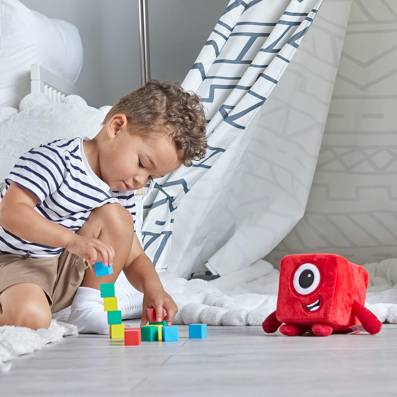 Numberblocks One Plush Toy - Soft Tactile Stuffed Animal for Toddlers 18 Months+ 5