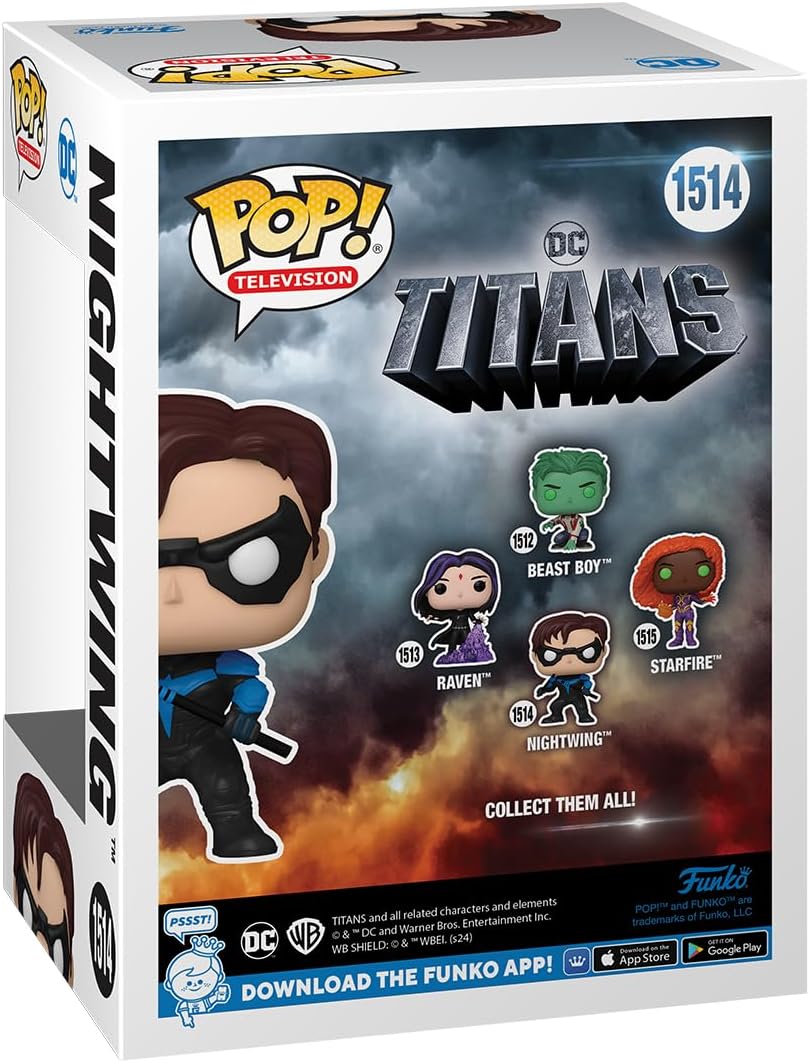 Funko POP! TV: Titans - Nightwing - DC Titans - Collectable Vinyl Figure - Gift