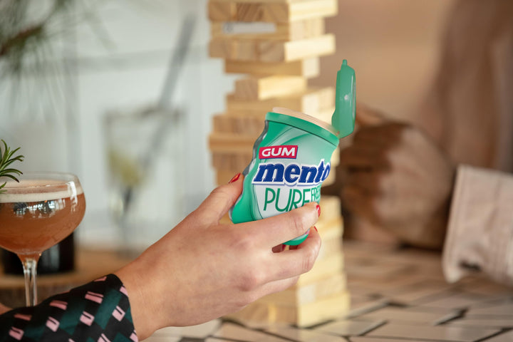 Mentos Pure Fresh Spearmint Chewing Gum 35 Pieces – Sugar-Free, Pocket-Sized, Gluten-Free
