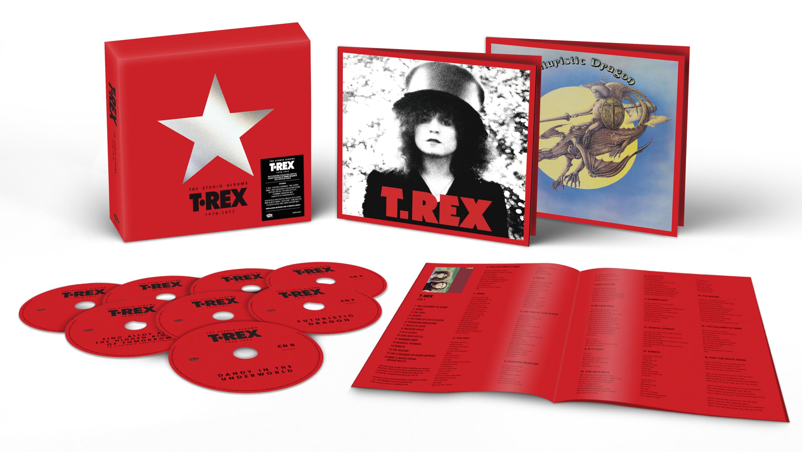 T. Rex - The Studio Albums 1970 - 1977 [8CD Box set]
