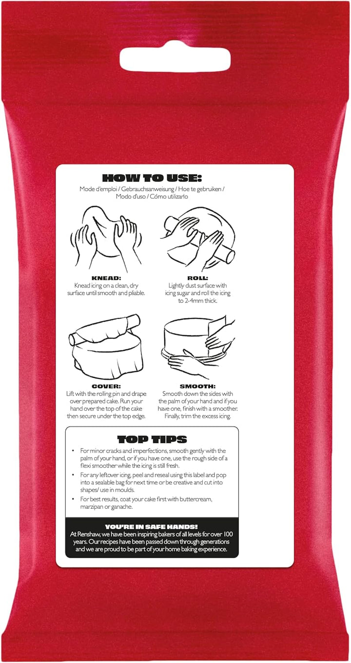 Renshaw - Just Roll With It White Fondant Icing 1 kg