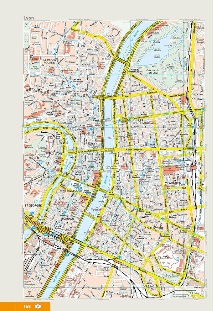 AA Easy Read France 2027 Spiral Bound Road Atlas | 1:250,000 Scale Mapping 5