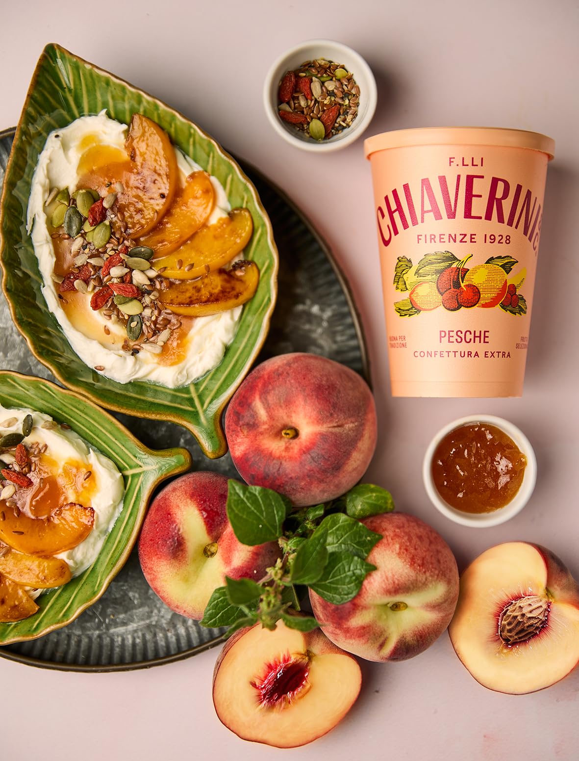 Chiaverini Peach Extra Jam - 400g