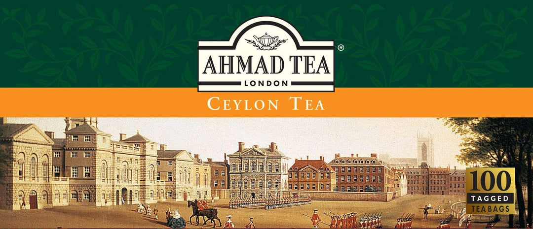 Ahmad Tea Ceylon Black Tea 100 Teabags - Single Origin from Sri Lanka