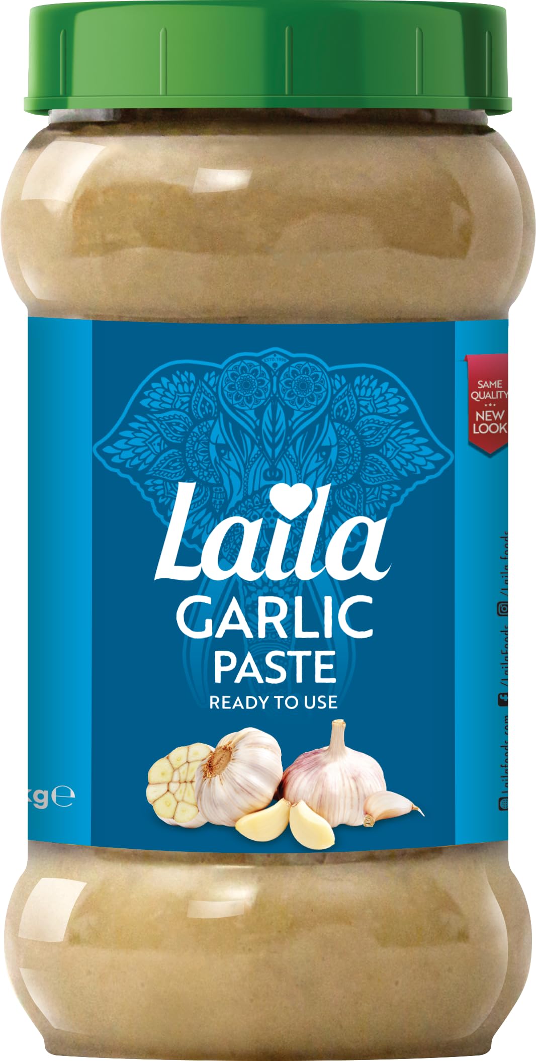 LAILA Garlic Paste - Authentic Flavor | 1kg Pack | Ready-to-Use 1