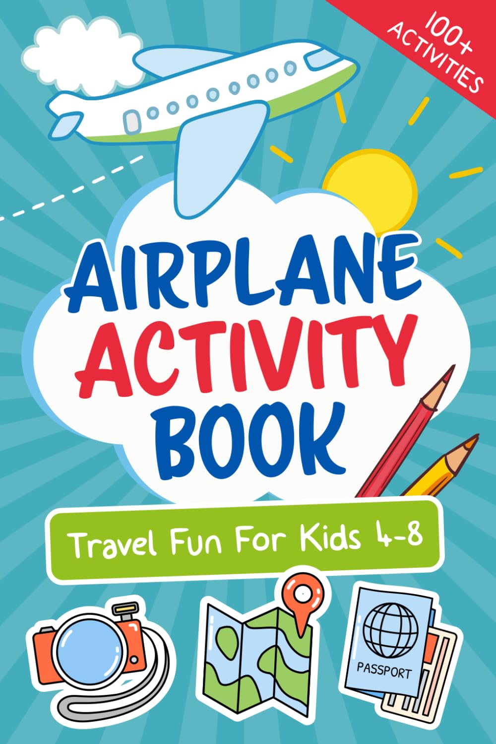 Let's Go! Airplane Activity Book - Travel Fun For Kids 4-8 | Paperback | 76 Pages 1