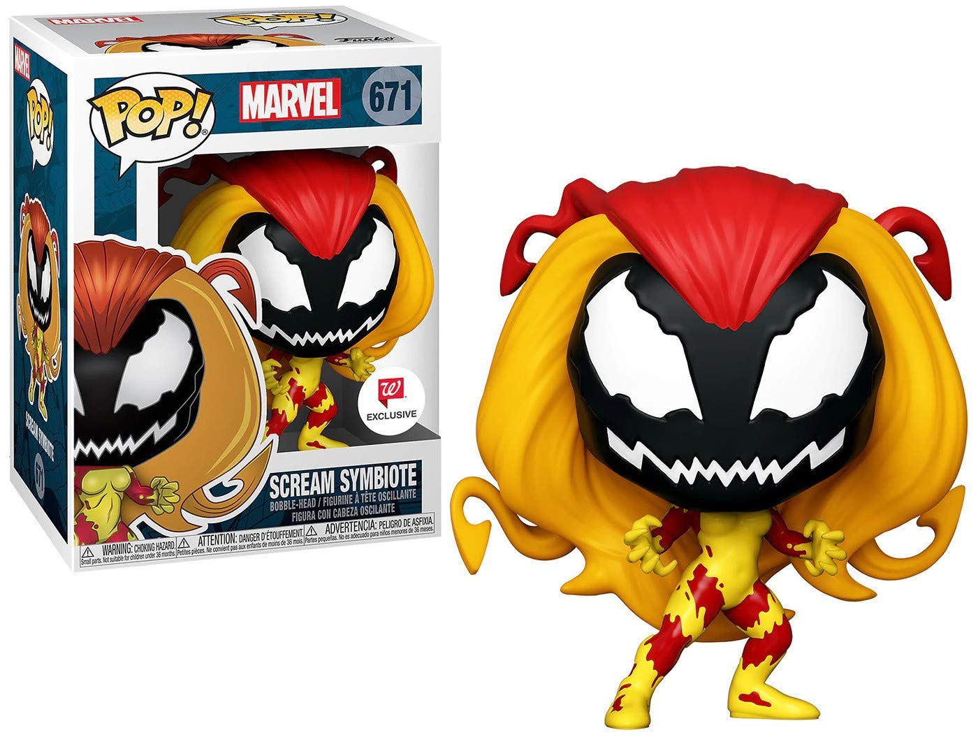 Funko Marvel Scream Symbiote Pop! Vinyl Figure Special Edition #671 7