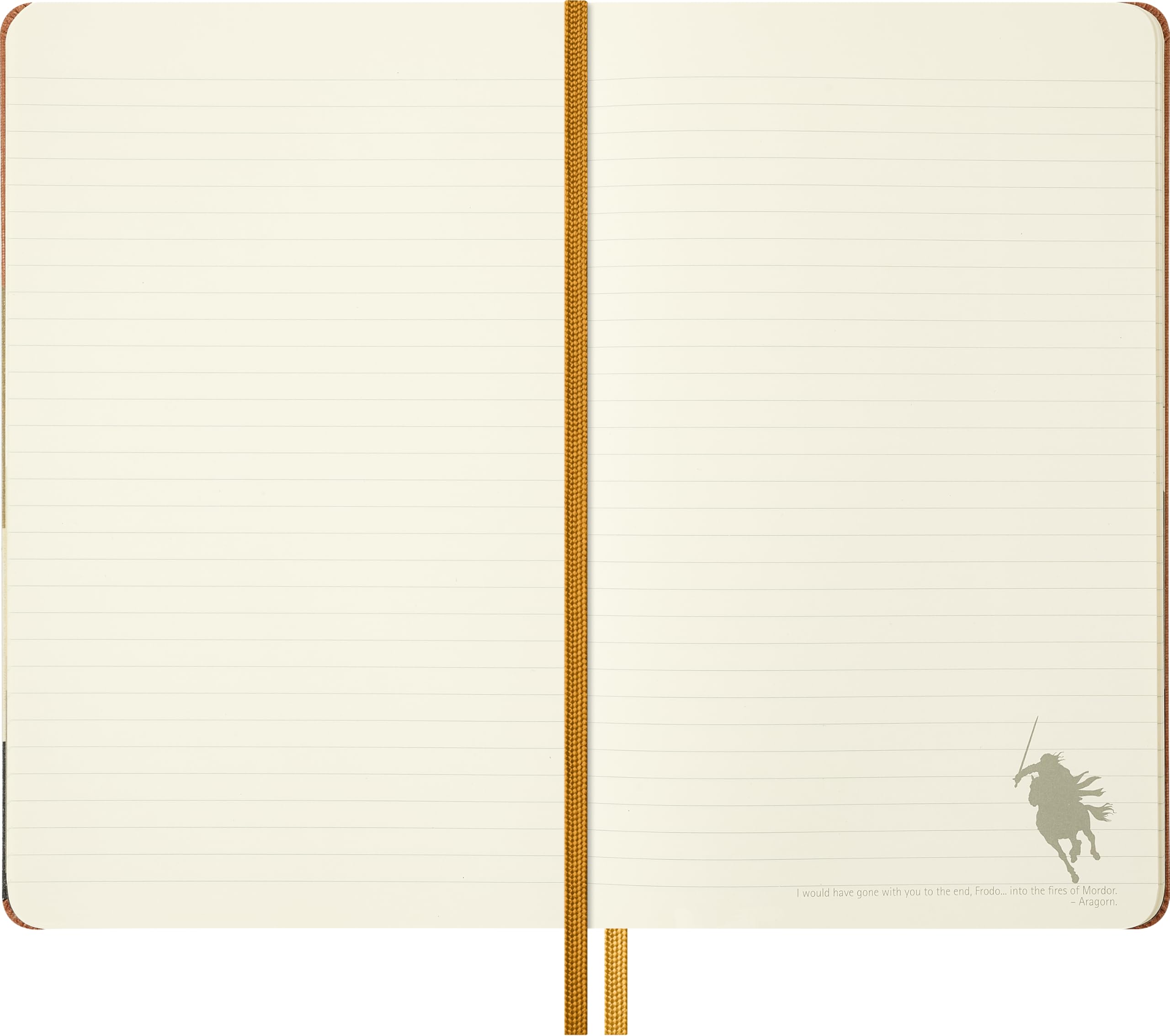 Moleskine The Lord of the Rings Frodo and Sam Large Lined Notebook | Hardback Cotton Canvas Cover | 13 x 21 cm 5
