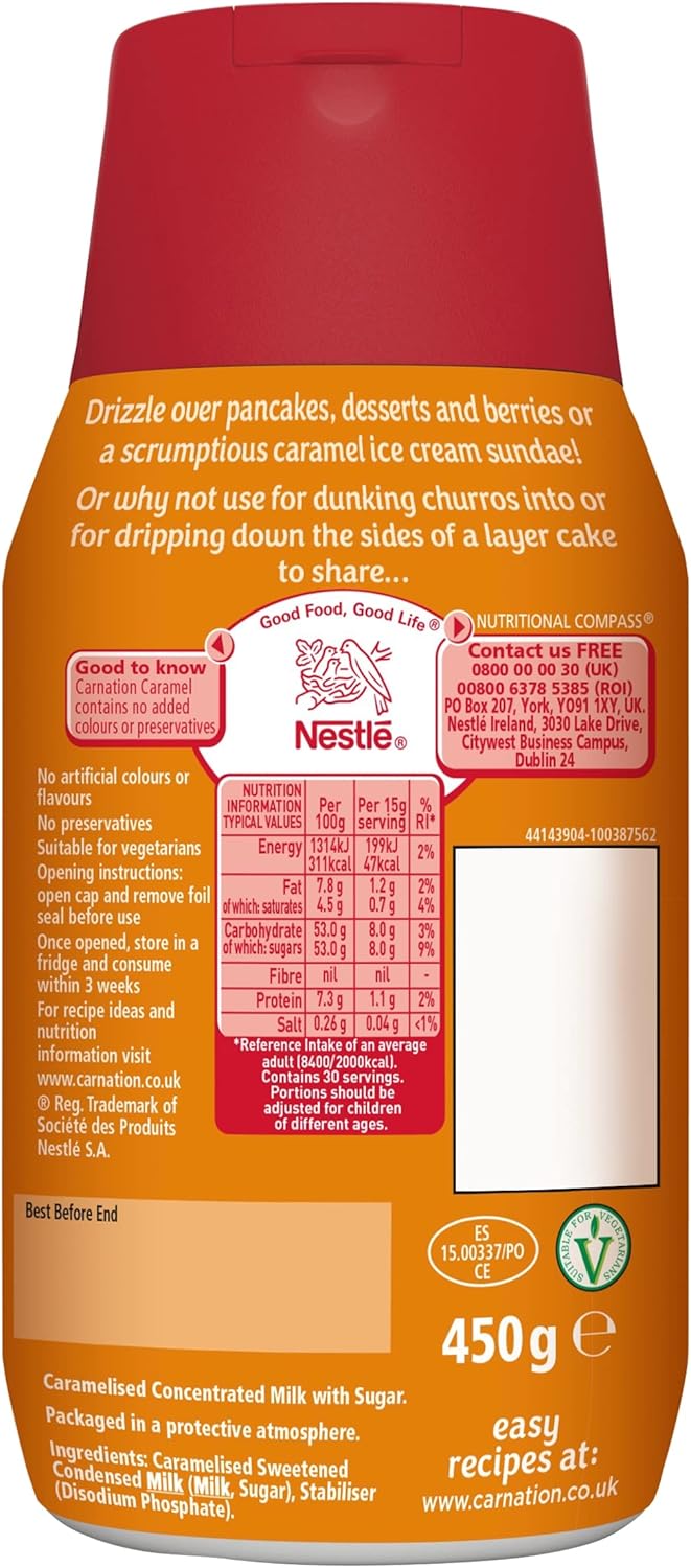 Carnation - Caramel Drizzle Dessert Sauce, 450g
